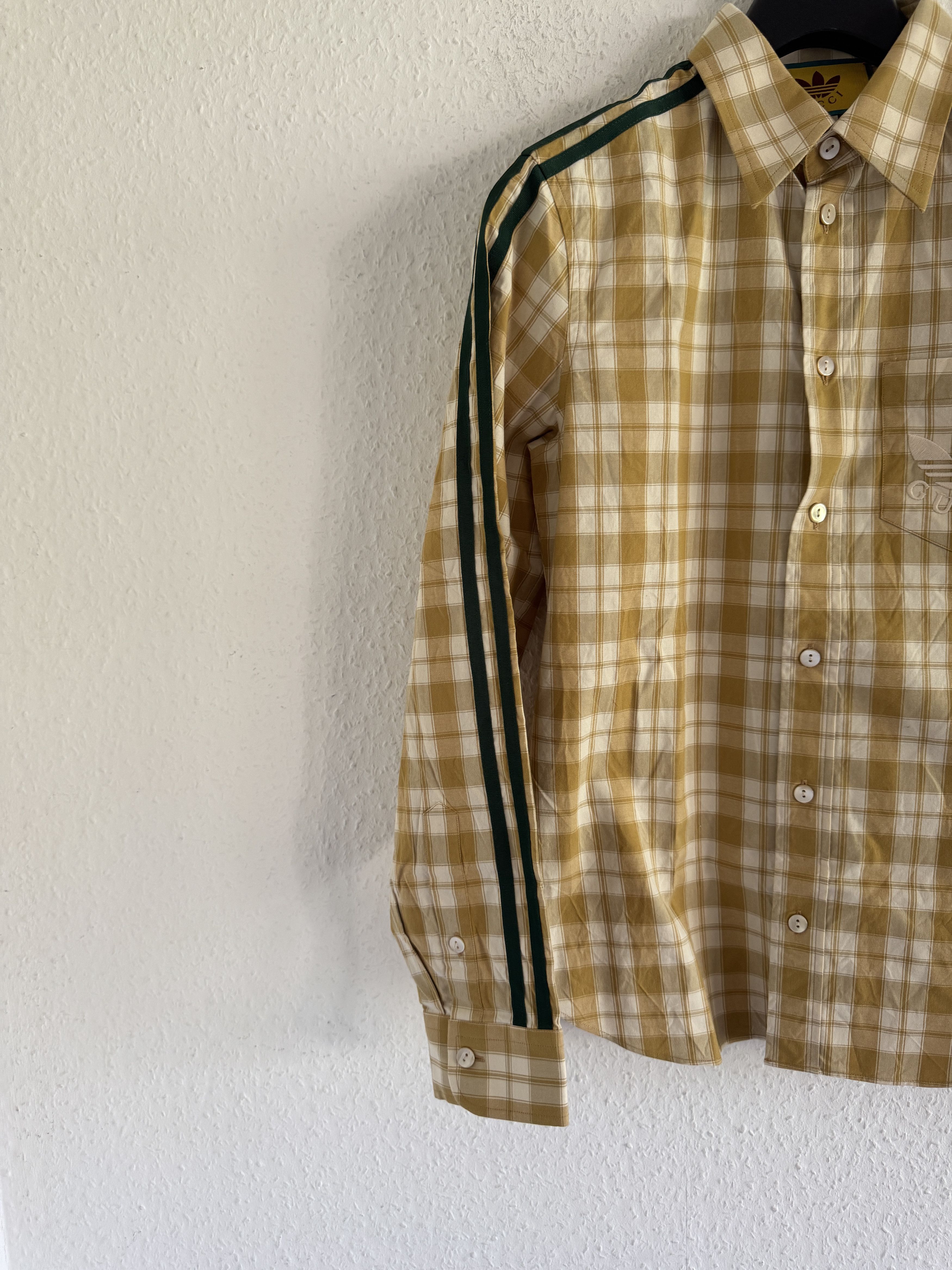 Gucci Checked Shirt with Stripes Size US S / EU 44-46 / 1 - 2 Thumbnail