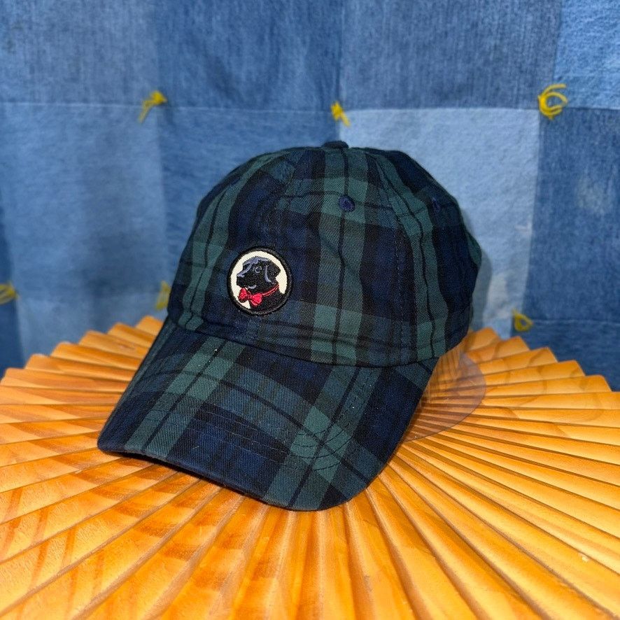 Vintage OSFA - Vintage Y2K plaid embroidered dog southern proper hat Size ONE SIZE - 2 Thumbnail