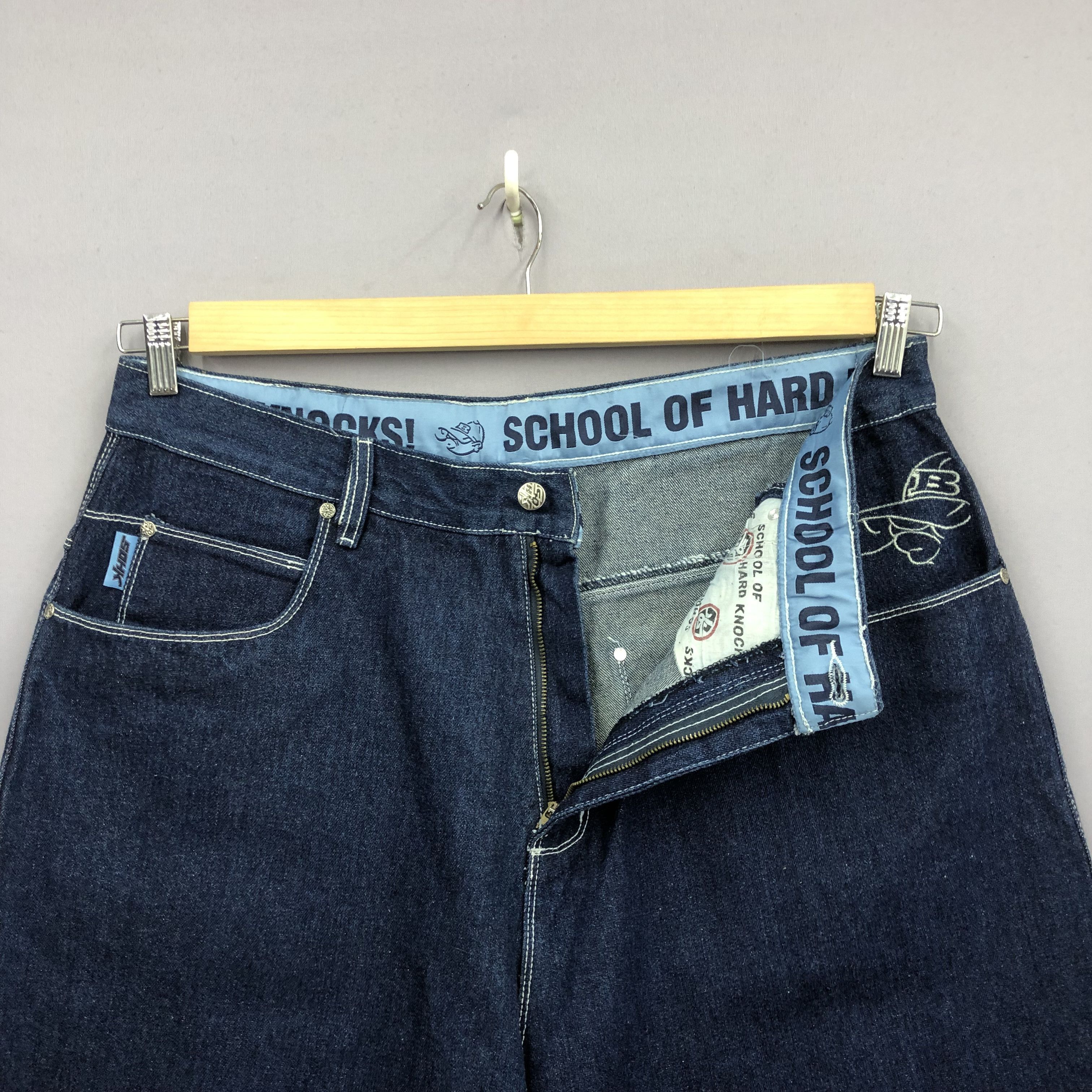 JNCO Crazy Vintage 90s JNCO Style Baggy Jeans SOHK Skater Denim Size US 38 / EU 54 - 8 Thumbnail