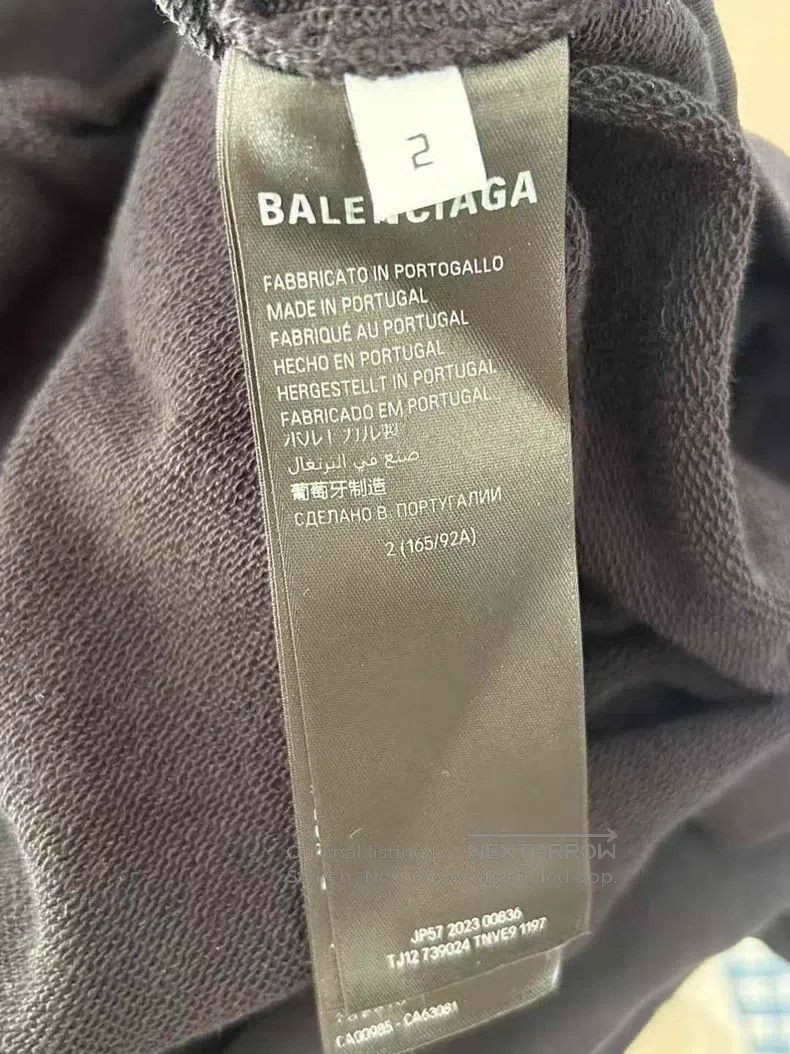 Balenciaga Balenciaga Black Hooded Sweatshirt Size US M / EU 48-50 / 2 - 4 Thumbnail