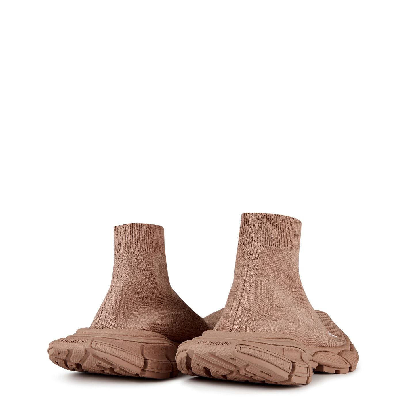 Balenciaga o1g2r1mq0226 3XL Recycled Sock Trainers in Beige Size US 10 / EU 43 - 5 Thumbnail