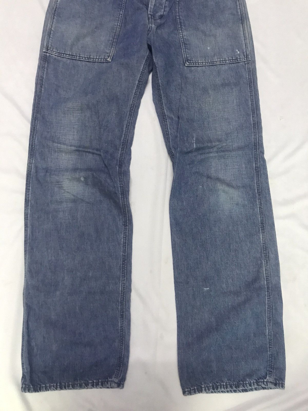URBAN RESEARCH DOORS Urban Research Door - Baker Jeans Buckle Back Wide Leg Jeans Size US 32 / EU 48 - 3 Thumbnail