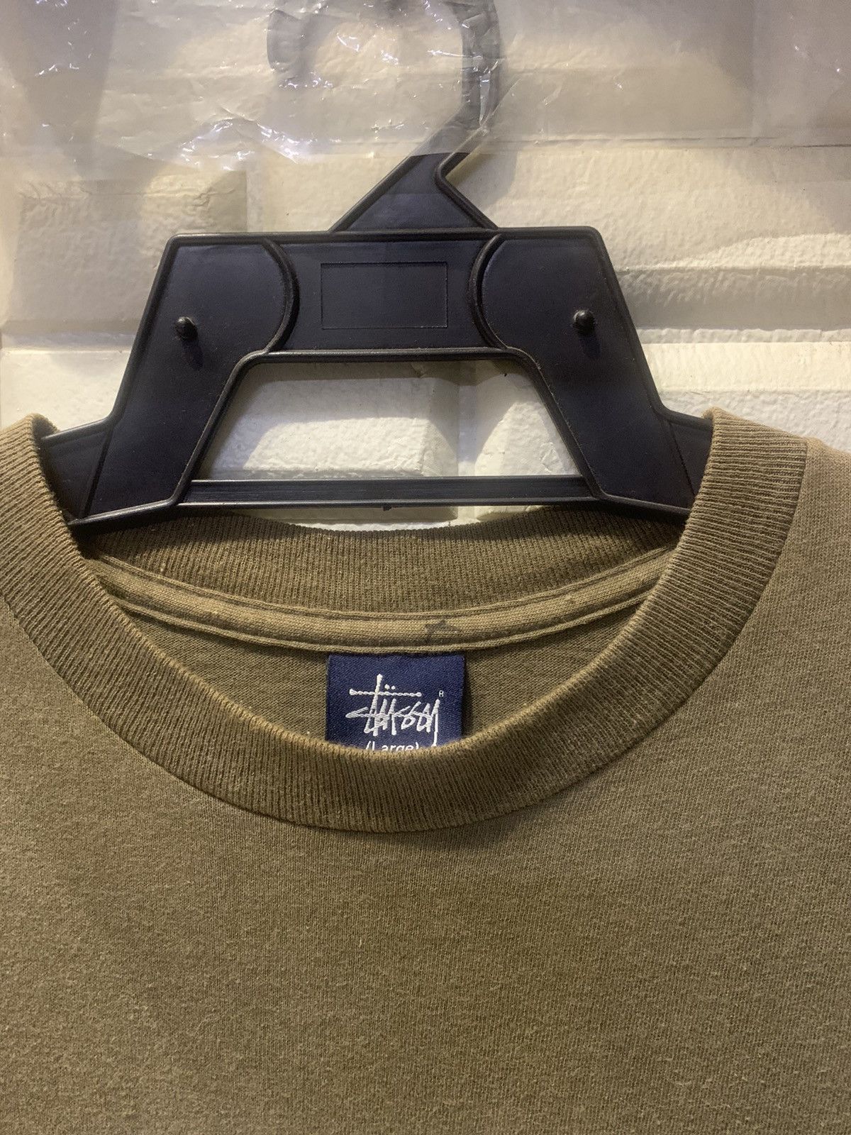Stussy Vintage Stussy Corporation Resist/Rasta Flags Tee Army Green Size US L / EU 52-54 / 3 - 7 Thumbnail