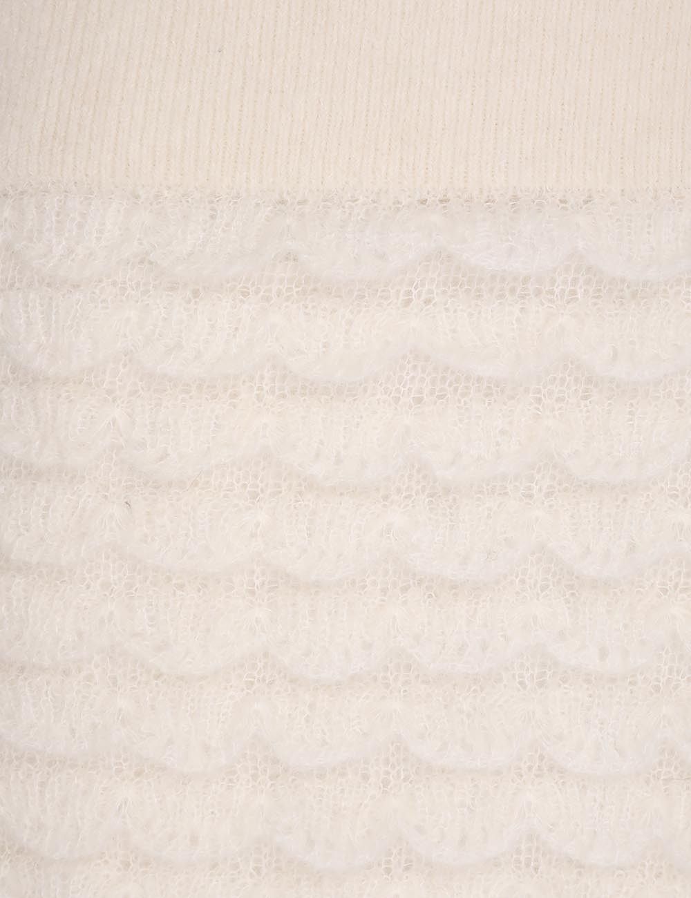 Zimmermann oc11z0425 Luminosity Scallop Skirt in Ivory Size 27" / US 4 / IT 40 - 6 Thumbnail