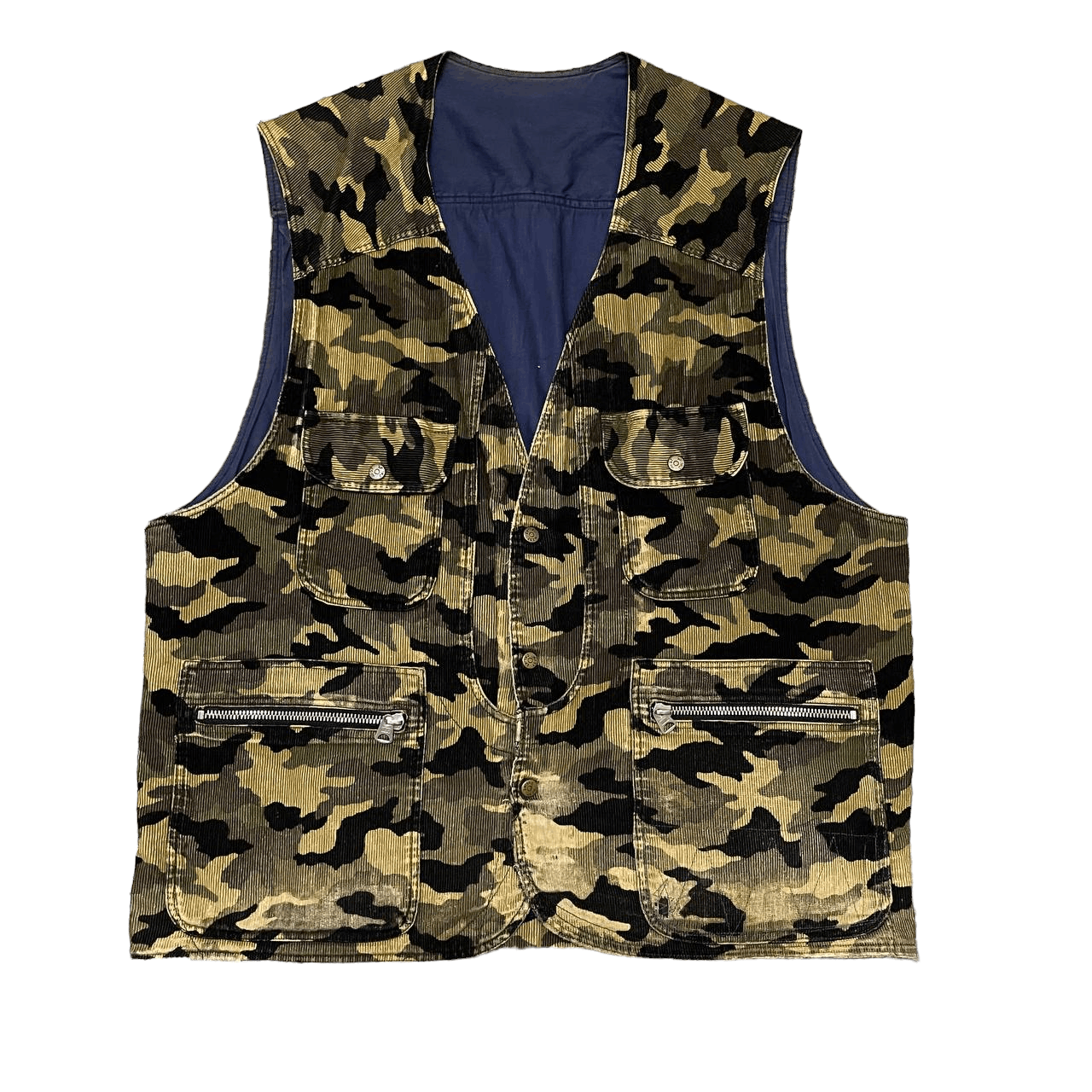 image of Army Of Me x Camo Vintage West Cal.45 Camo Army Vest Tactical, Men's (Size Medium)