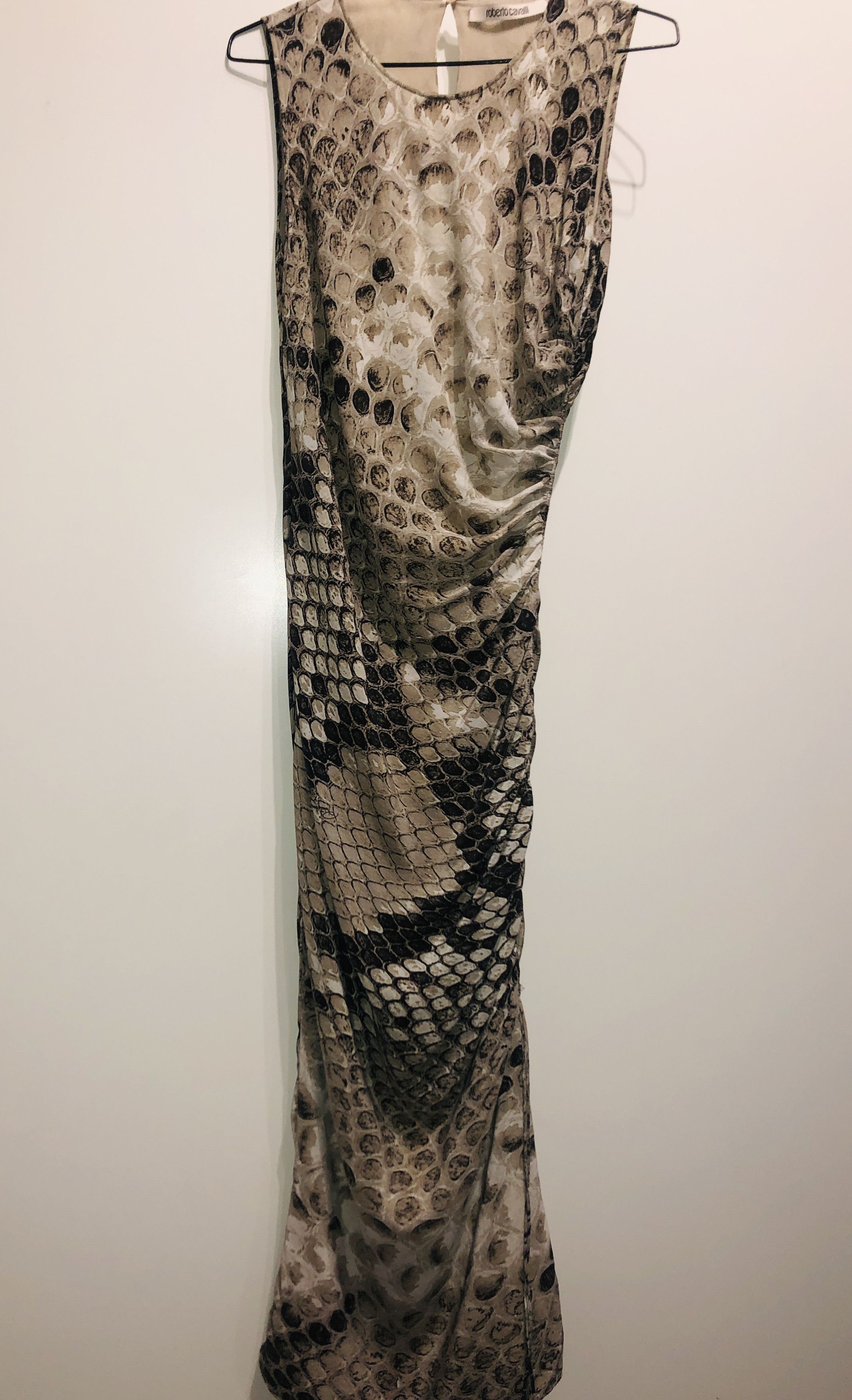 Roberto Cavalli Phyton silk printed Dress Size S / US 4 / IT 40 - 15 Thumbnail