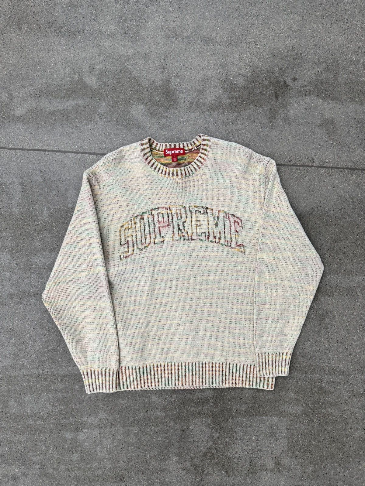 Supreme Contrast Arc Sweater 