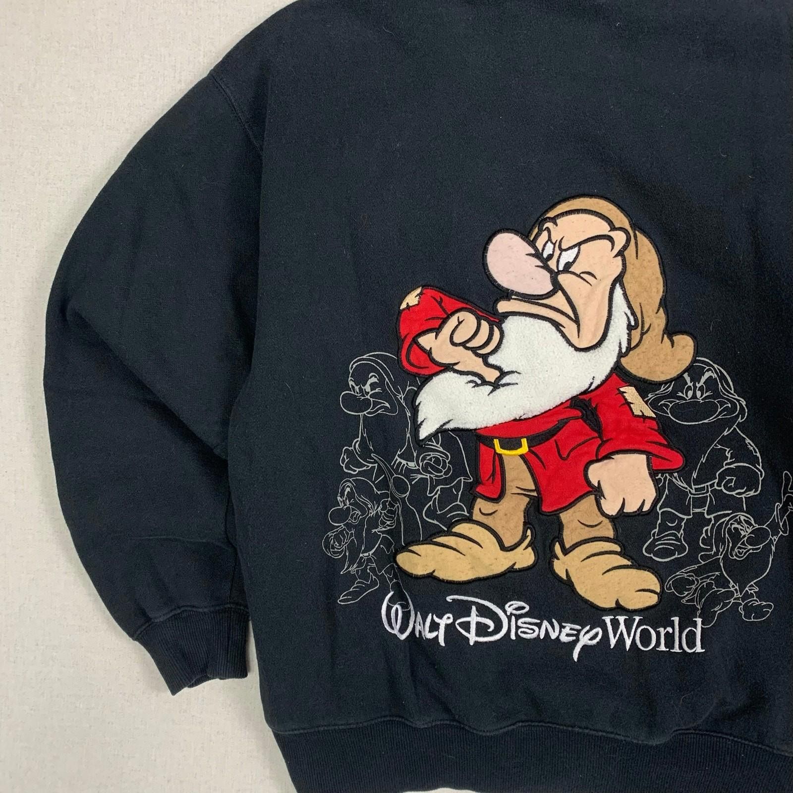 Disney Grumpy Seven Dwarves Disney Full Zip Hoodie Sweater S Y2K Size US S / EU 44-46 / 1 - 5 Thumbnail