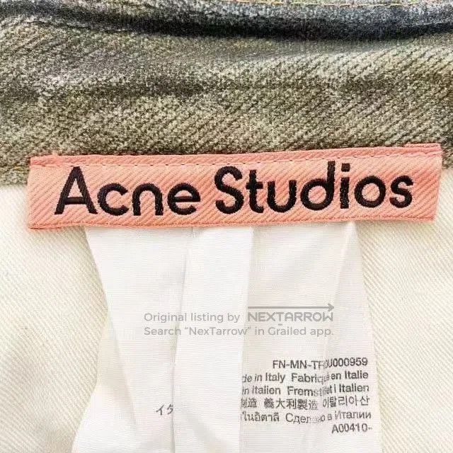 Acne Studios Acne Studios 1981 Splatter 3D Print Jeans. Size US 34 / EU 50 - 6 Thumbnail
