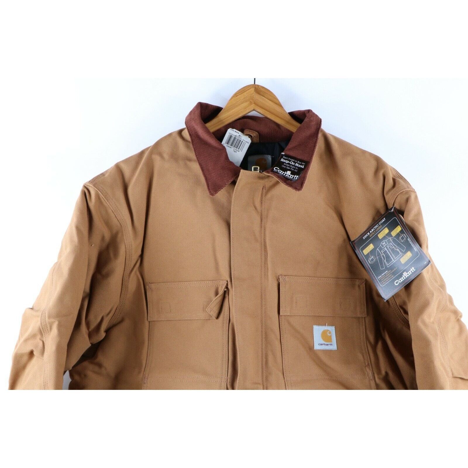 Carhartt NOS Vintage 90s Carhartt Arctic Lined Corduroy Jacket Size US XL / EU 56 / 4 - 2 Thumbnail