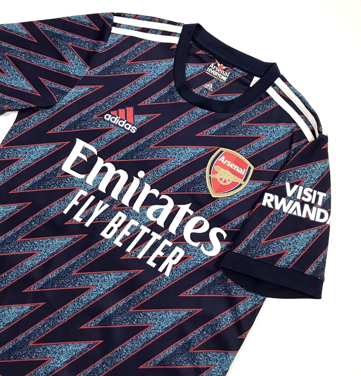 Adidas Adidas Arsenal 2021/22 Third Football Jersey Mystery Blue Size US S / EU 44-46 / 1 - 4 Thumbnail