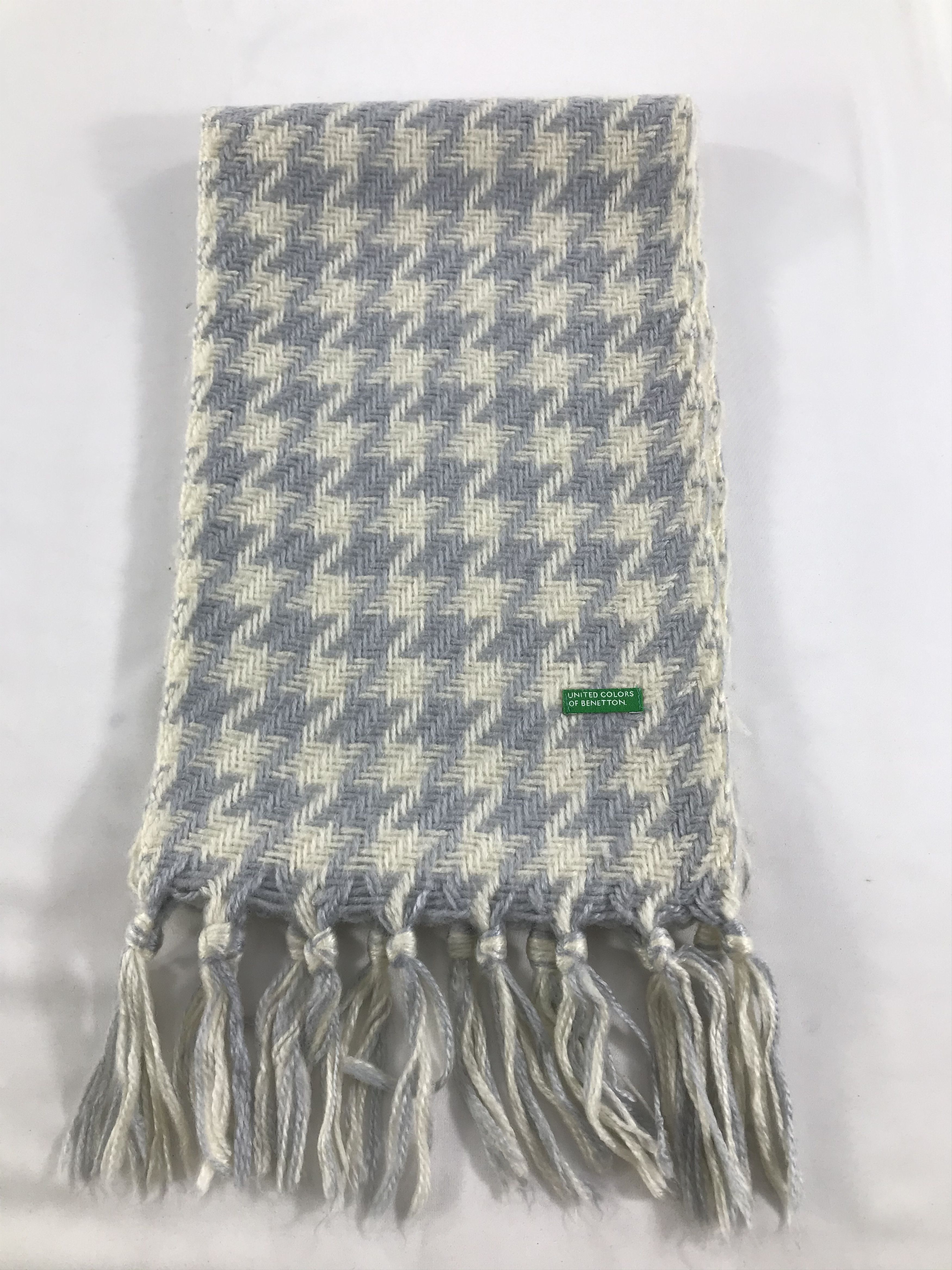 United Colors Of Benetton United Colors of Benetton Houndstooth Scarf Muffler V139 Size ONE SIZE - 2 Thumbnail