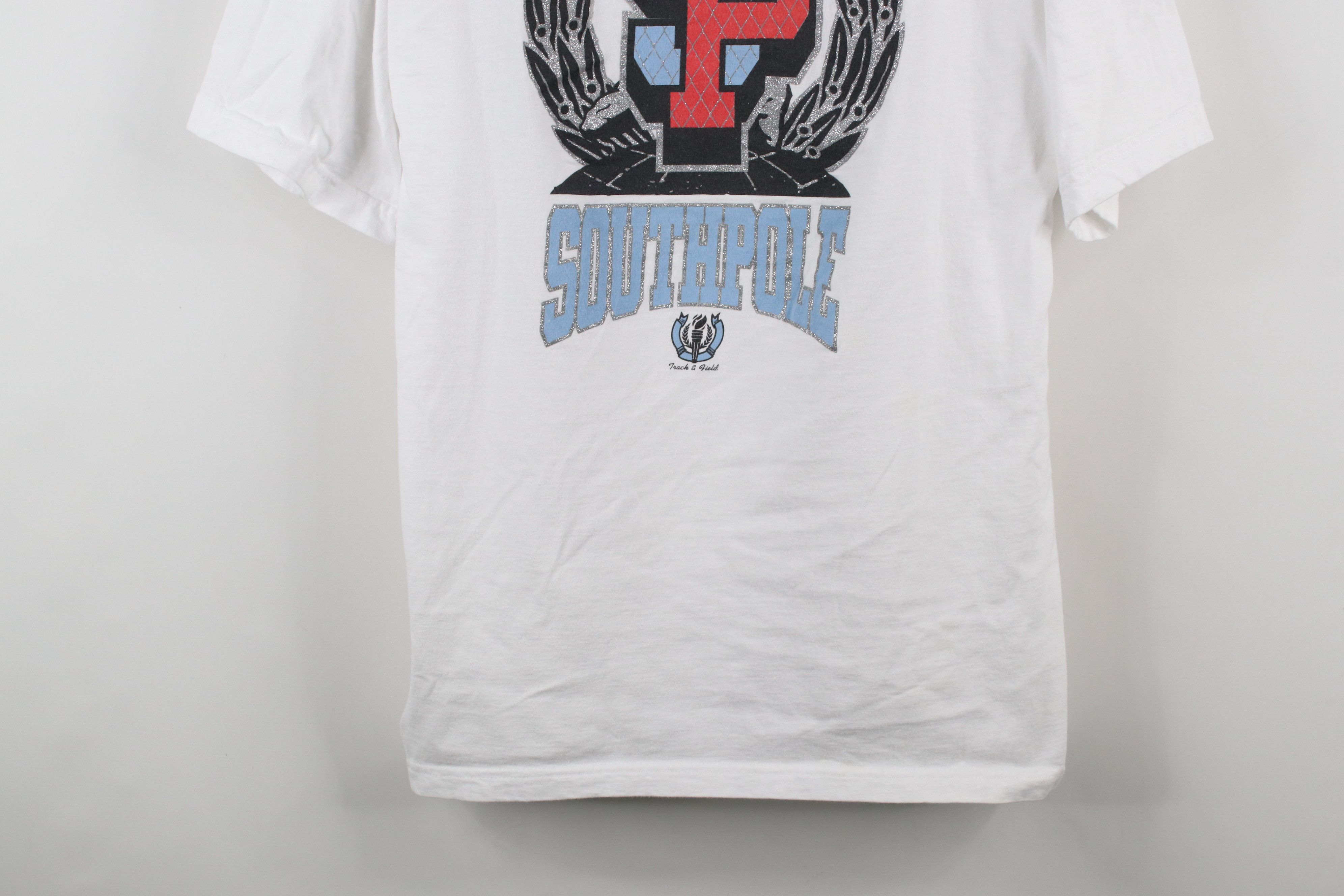 Southpole × Vintage Vintage Y2K Southpole Spell Track and Field Hip Hop T-Shirt Size US XXL / EU 58 / 5 - 3 Thumbnail