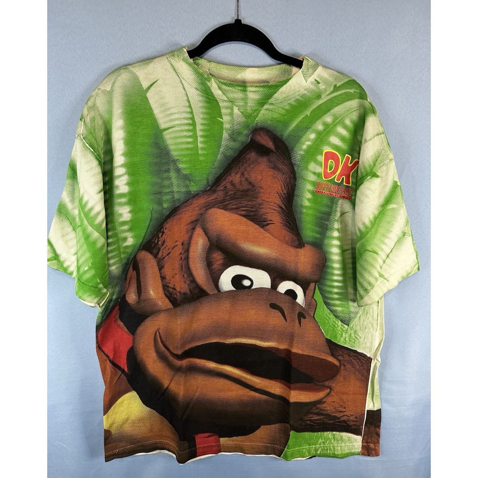 Nintendo Vintage Donkey Kong Country AOP Nintendo SNES Tee Size US XL / EU 56 / 4 - 5 Thumbnail