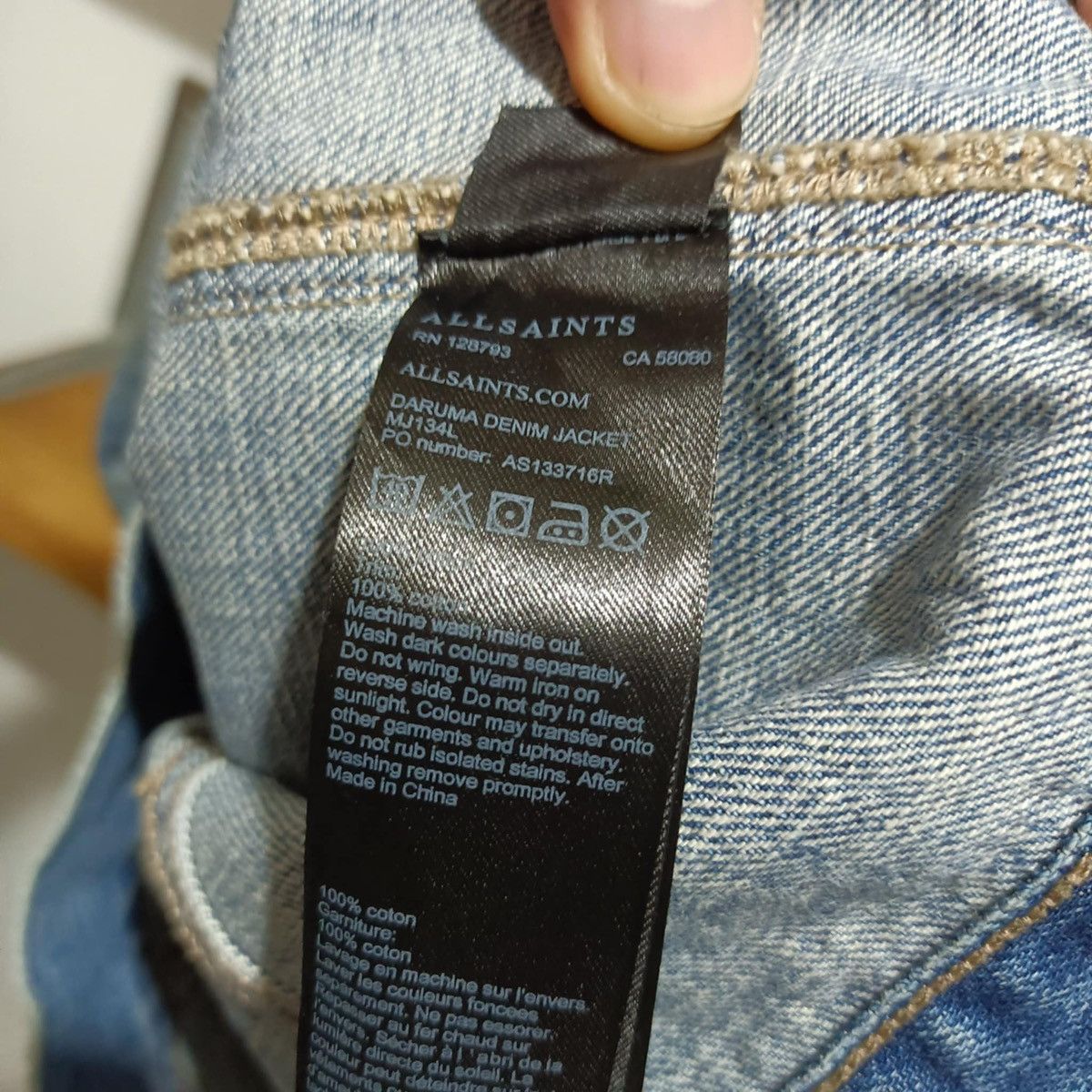 Allsaints ALLSAINTS DARUMA DISTRESSED DENIM JACKET Size US M / EU 48-50 / 2 - 7 Thumbnail