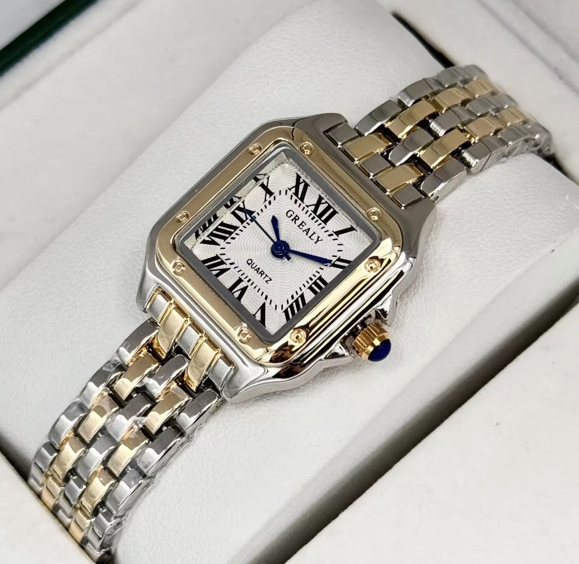 Other Vintage 90s Retro Luxury Style Quartz Silver Gold Watch Size ONE SIZE - 2 Thumbnail