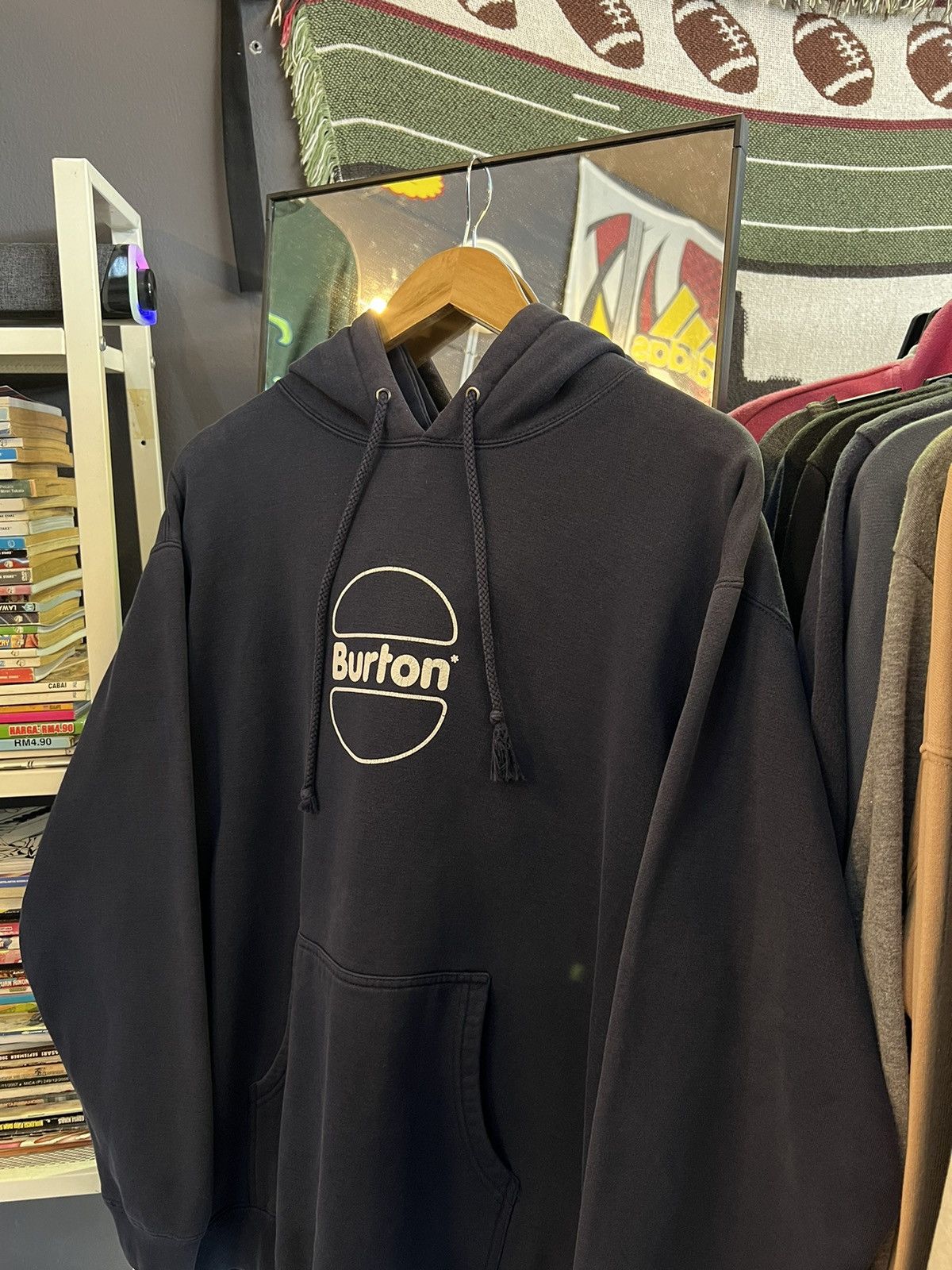 Burton × Vintage Vintage Burton Snowboard Brand Burger Hoodie Size US M / EU 48-50 / 2 - 2 Thumbnail