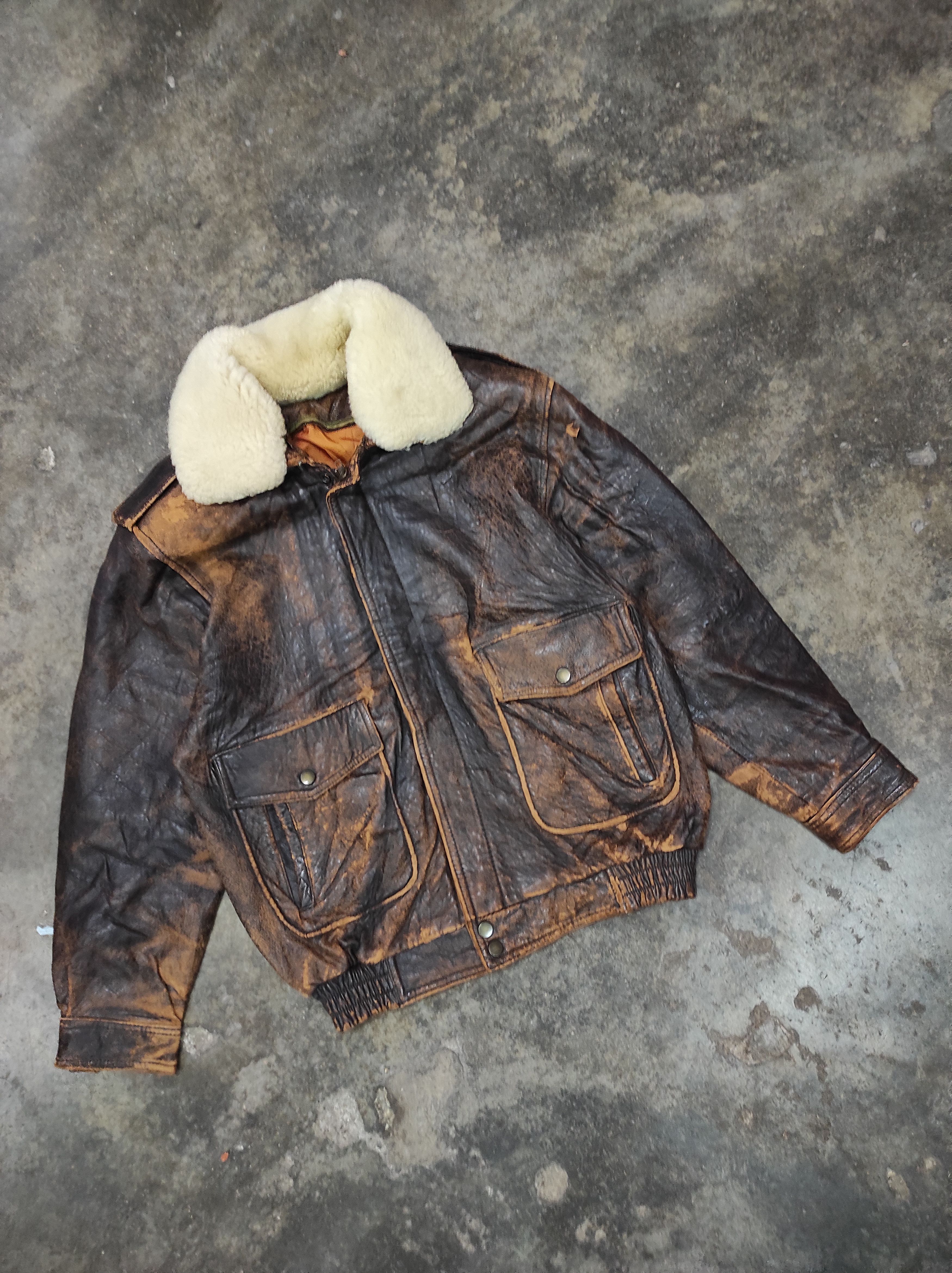 Harley Davidson COPPER PEDDY STYLE HARLEY DAVIDSON LEATHER JACKET DISTRESSED Size US L / EU 52-54 / 3 - 2 Thumbnail