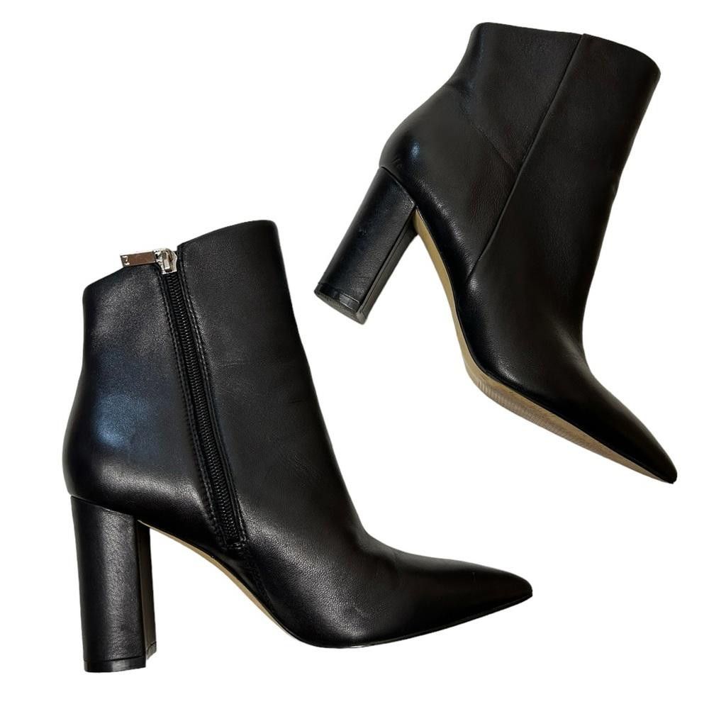 Designer Marc Fisher l Ulani Leather Booties 6.5 Size US 6.5 / IT 36.5 - 5 Thumbnail