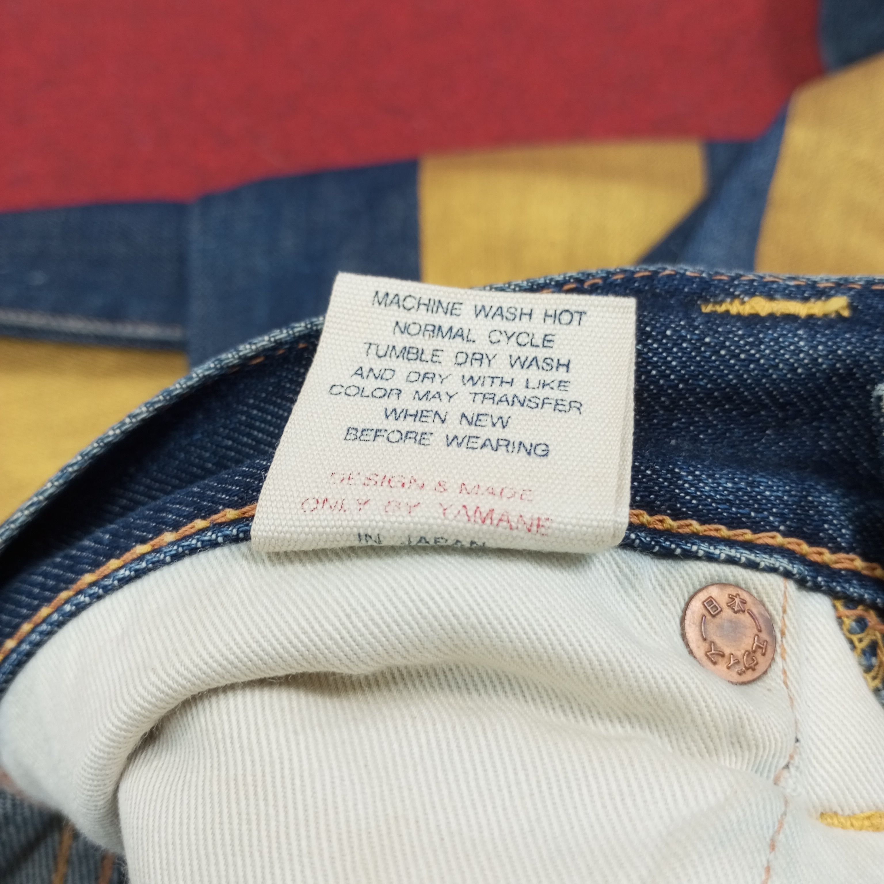 Evisu × Japanese Brand × Vintage Evisu Japanese Brand Fashion Style Custom Daicock Jeans Size US 27 - 14 Thumbnail