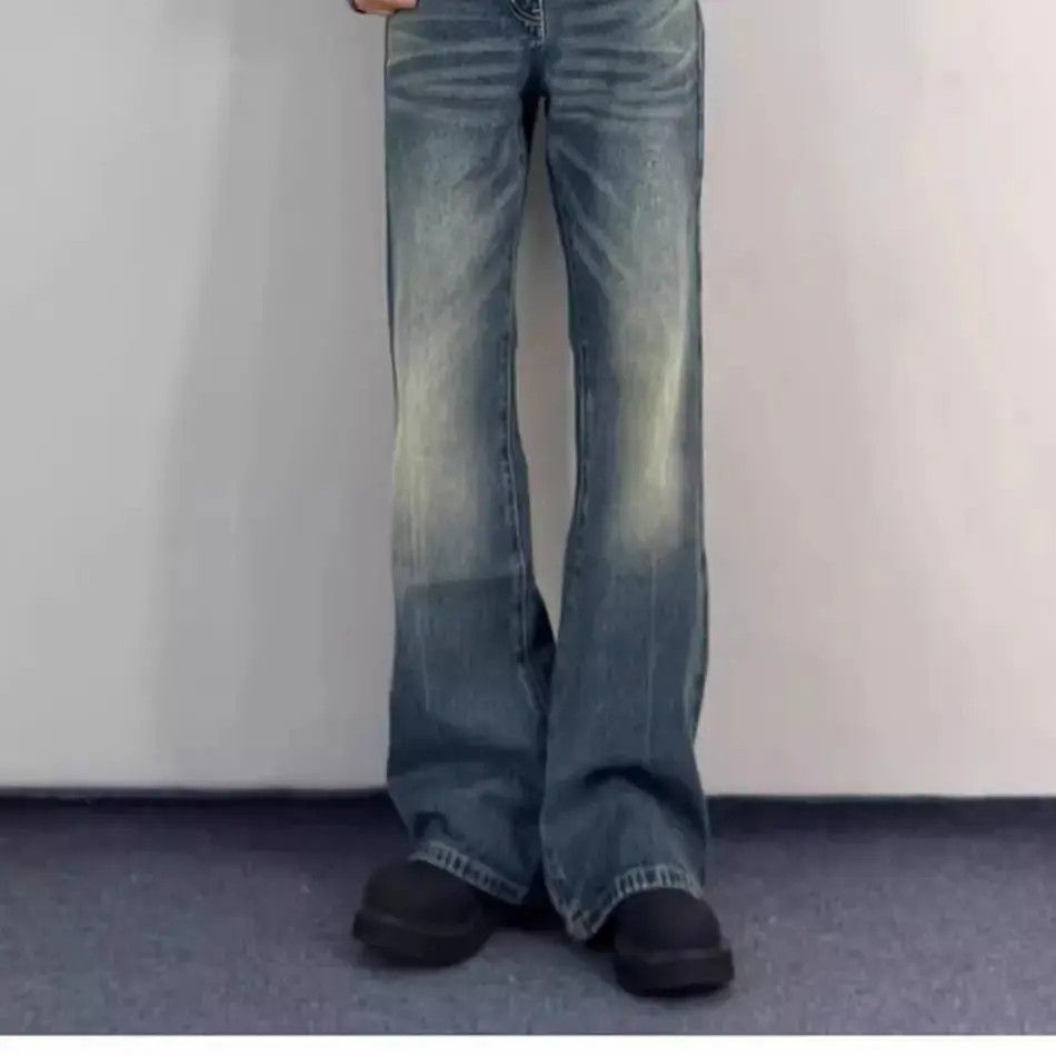 Japanese Brand Retro loose high street straight leg jeans Size US 32 / EU 48 - 4 Thumbnail