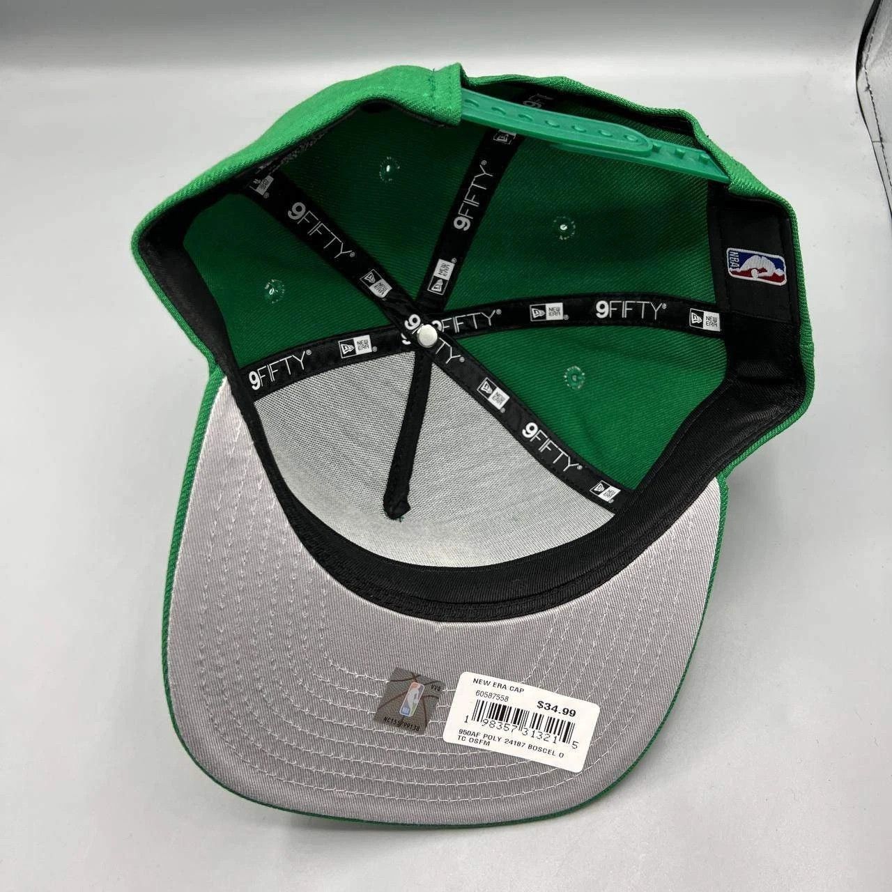 New Era Boston Celtics Hat Men Green NBA Snap Back Cap New A-Frame Size ONE SIZE - 2 Thumbnail