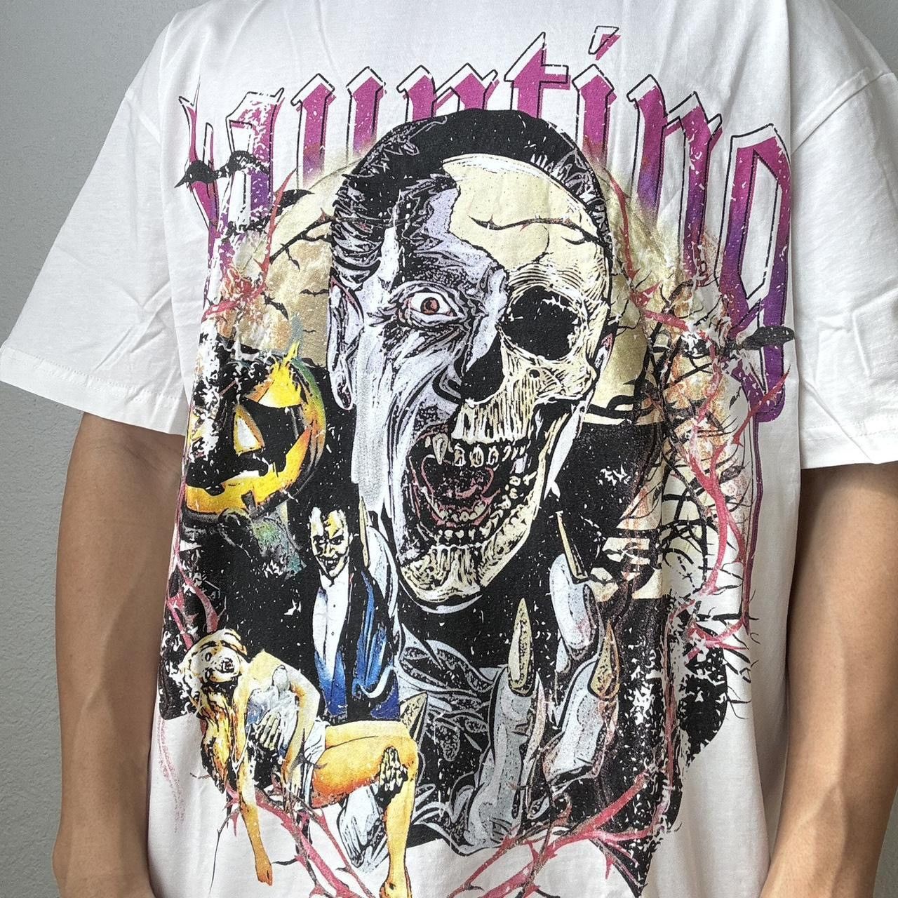 Other Haunting Dracula Exclusive Graphics White Tee Shirt Size US L / EU 52-54 / 3 - 4 Thumbnail