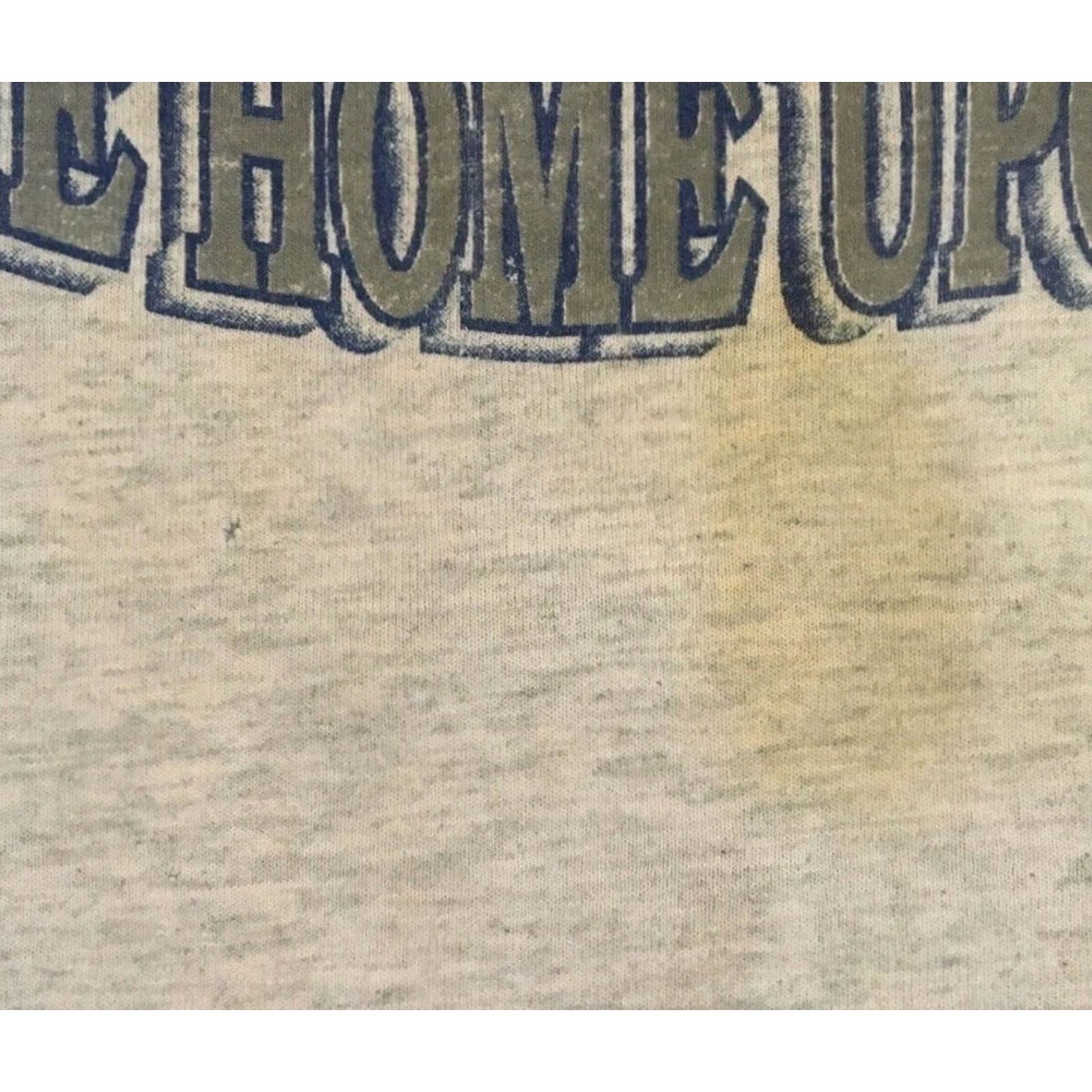 Vintage VINTAGE 90s Wrestling Shirt Men S Gray Funny Hold My Headgear While I Kiss Your Girlfriend Distressed Single Stitch USA Grunge T-Shirt Short Sleeve Size US S / EU 44-46 / 1 - 6 Thumbnail