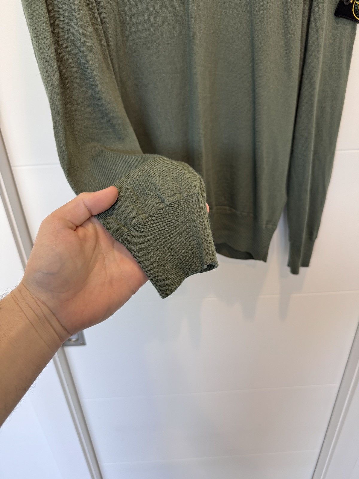 Stone Island Stone Island Forest Green Wool Sweater Size L (fits M) Size US L / EU 52-54 / 3 - 6 Thumbnail