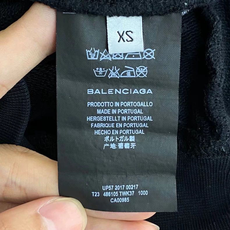 Balenciaga Front Letter Hoodie