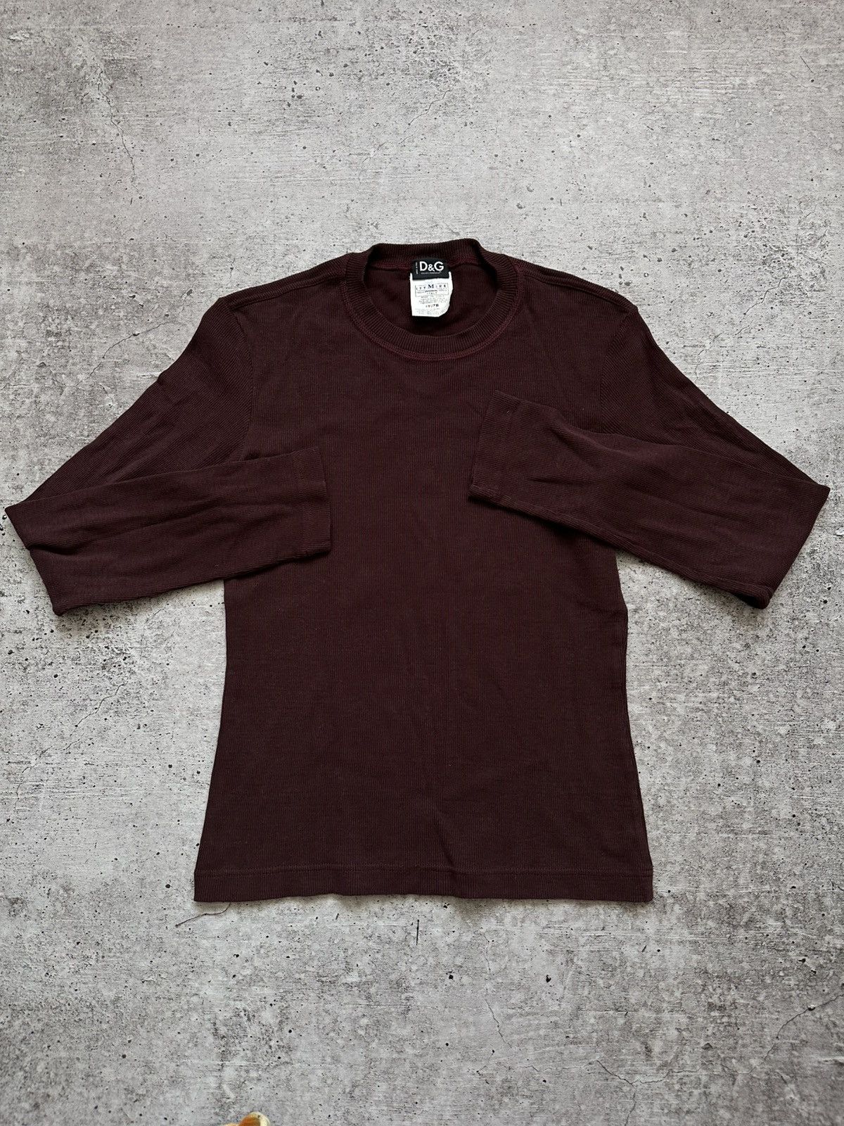 Dolce & Gabbana × Vintage Women's Dolce Gabbana Burgundy Light Sweater Size S / US 4 / IT 40 - 1 Thumbnail