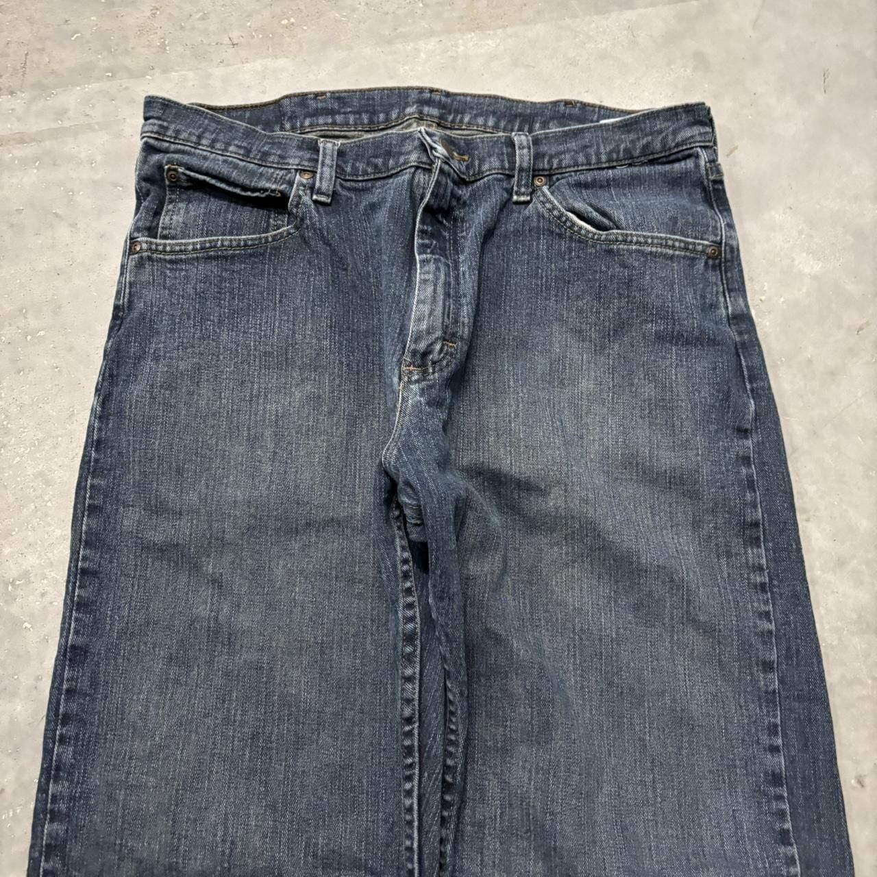 Japanese Brand × Vintage Crazy Vintage Y2K/2000s Grunge Dark Wash Denim Jeans! Size US 34 / EU 50 - 5 Thumbnail