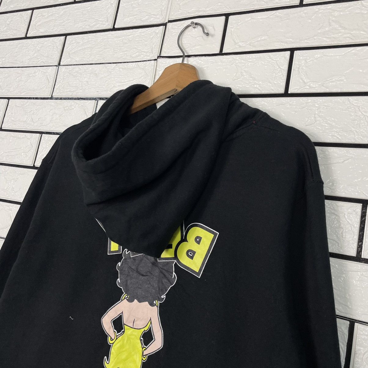Japanese Brand Betty Boop Big Print Pullover Hoodie Size US M / EU 48-50 / 2 - 9 Thumbnail