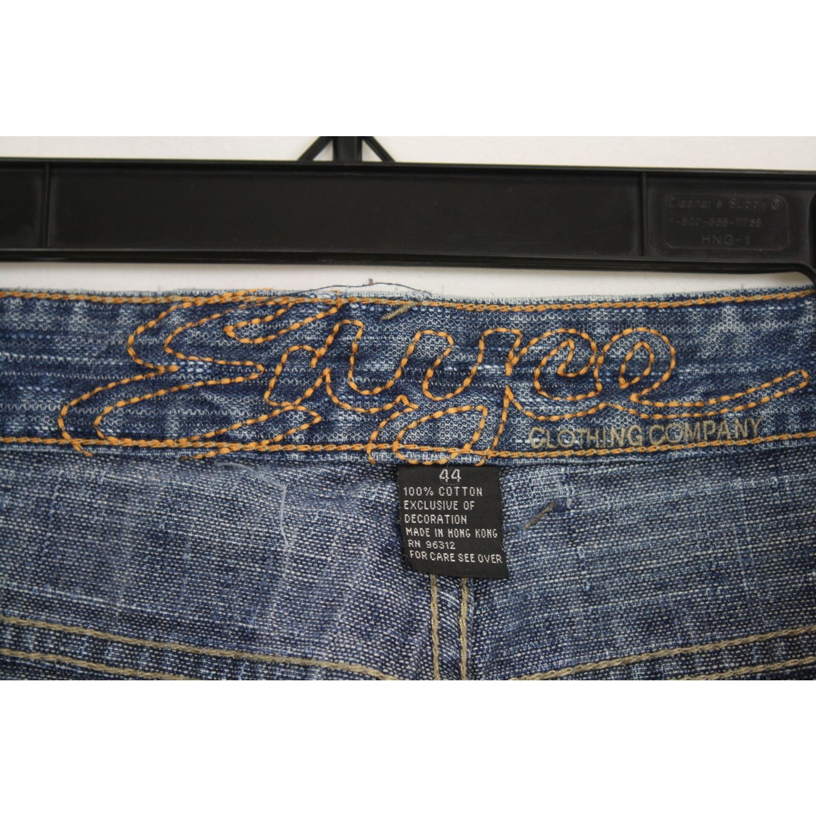 Enyce × Vintage Y2K Enyce Jeans 44x32 Baggy Wide Leg Embroidered Hip Hop Size US 44 / EU 60 - 12 Thumbnail