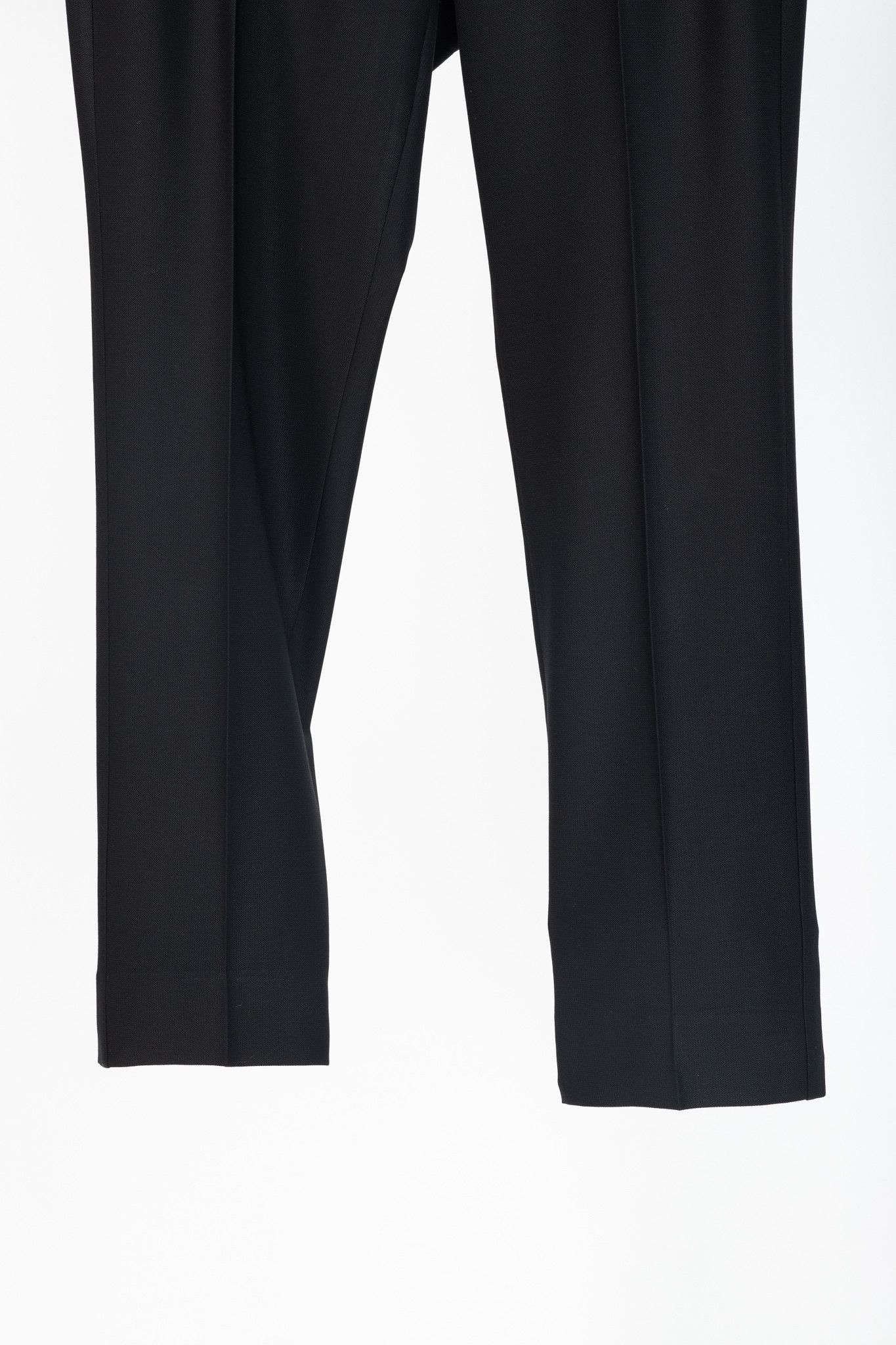 Weekend Max Mara Weekend Max Mara Cigarette Black Wool-Crepe Trousers Size 34" / US 12 / IT 48 - 5 Thumbnail