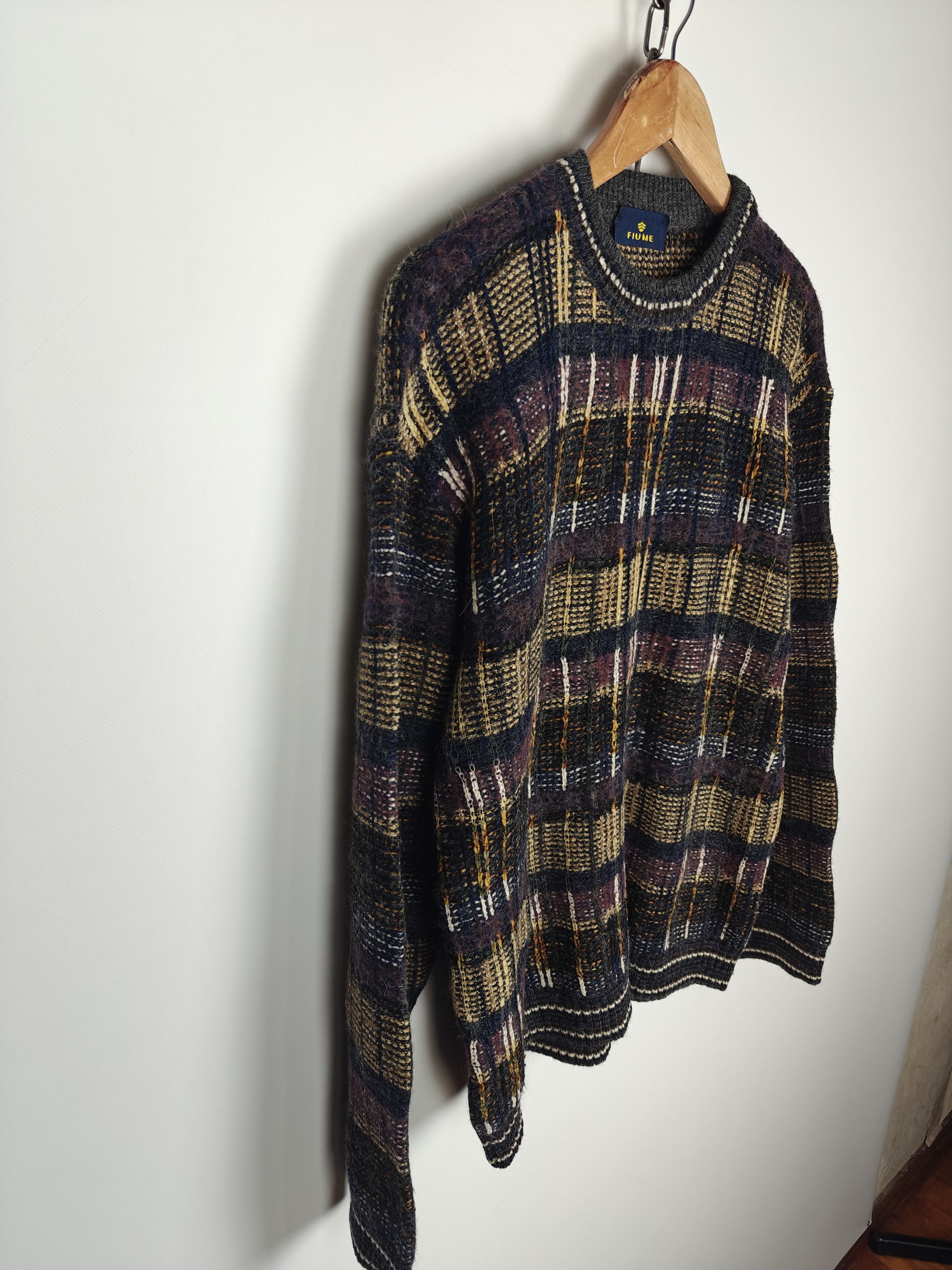 Other Fiume Knit Sweater Italy Pullover Multicolor size IT56 Size US XL / EU 56 / 4 - 4 Thumbnail