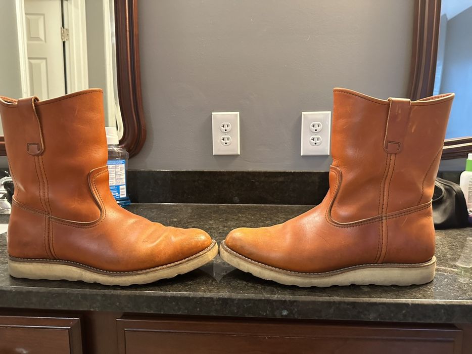 red wing irish setter pull on boots