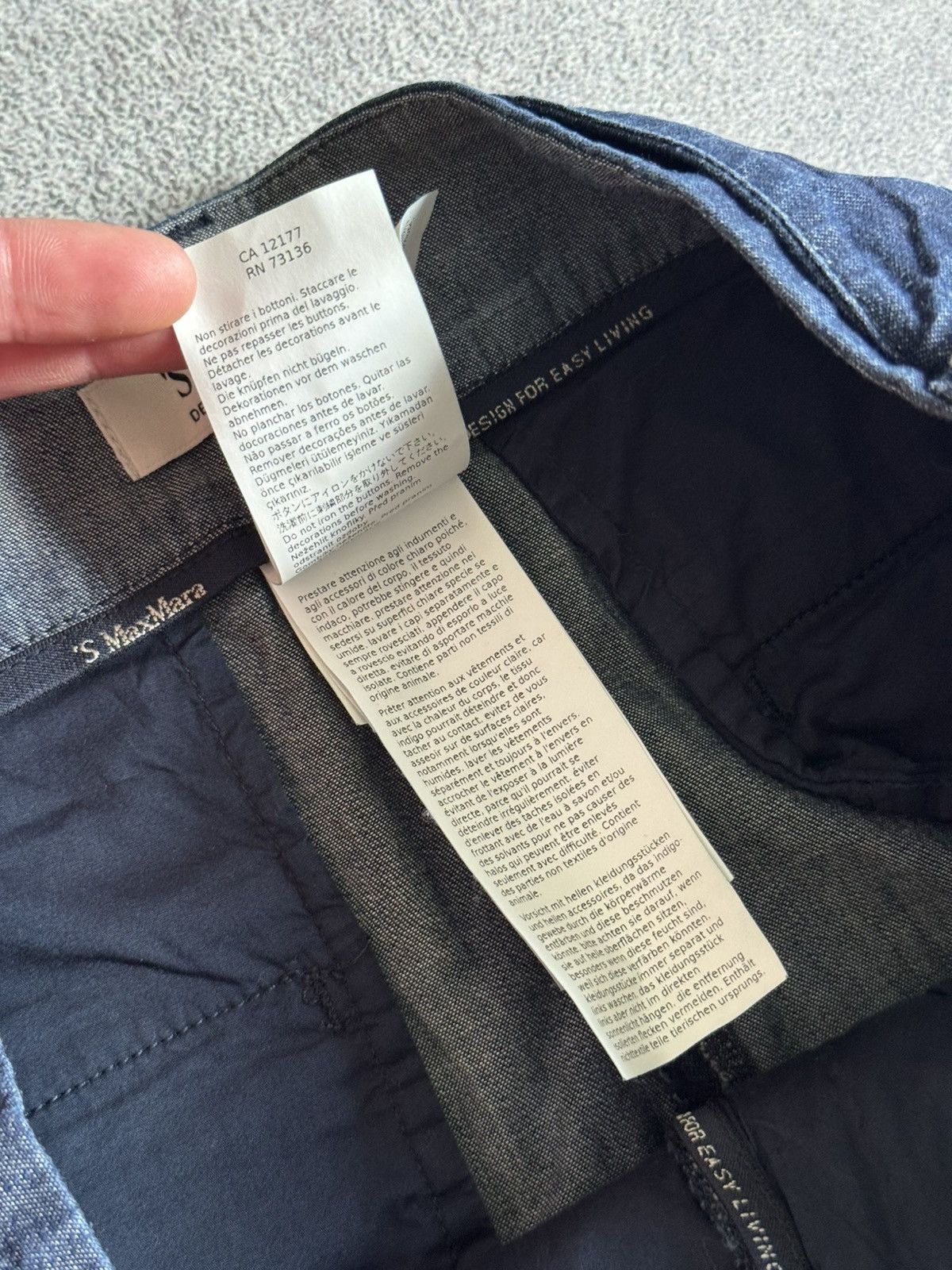 Max Mara Max Mara US8/I42/F40 pants trousers chinos relaxed palazzo Size 30" / US 8 / IT 44 - 10 Thumbnail