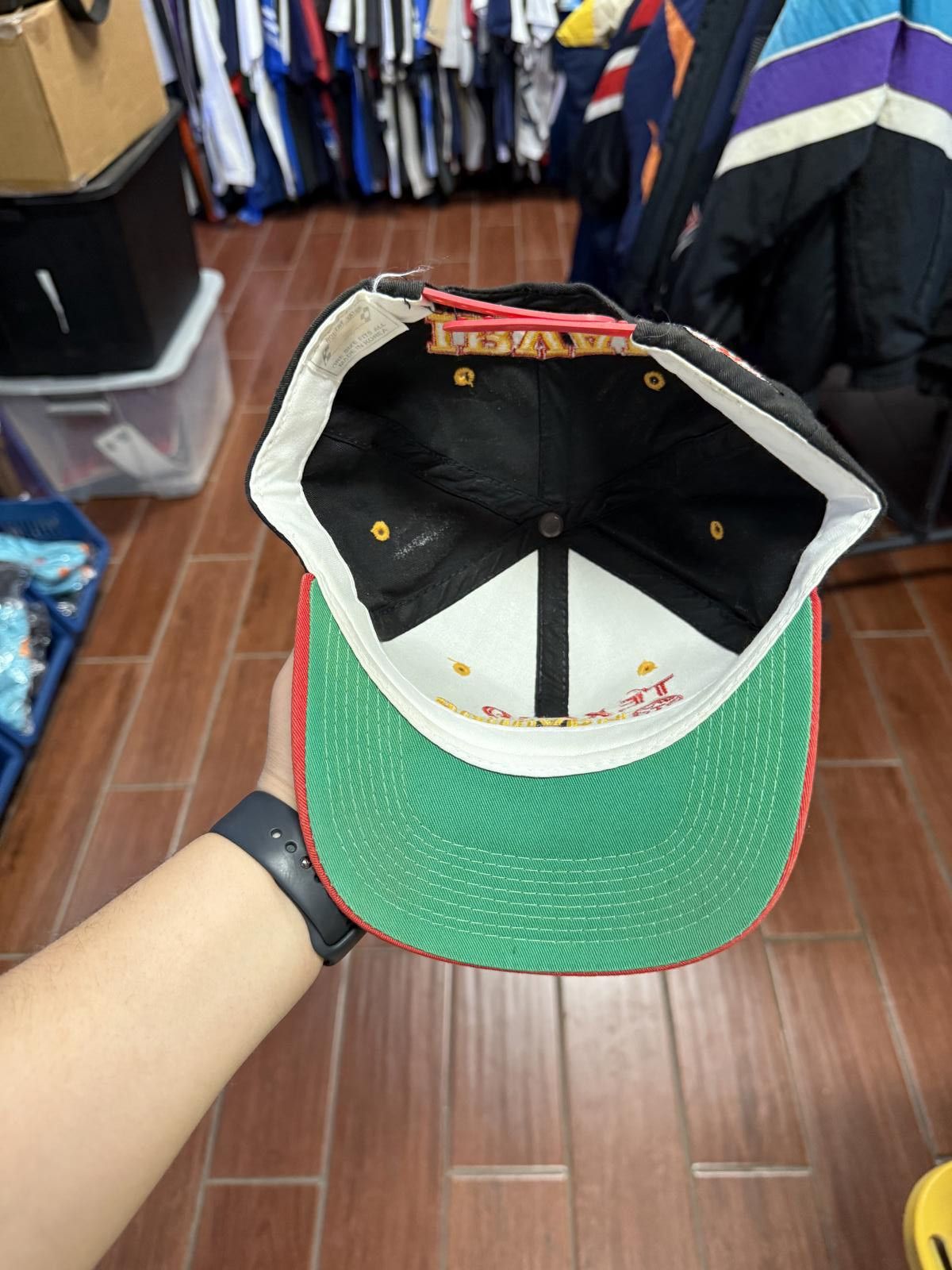 Designer 90's Texaco Havoline Racing Snapback Hat Size ONE SIZE - 6 Thumbnail
