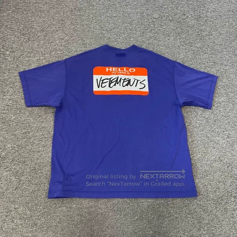 Vetements Vetements Signature Logo Short Sleeve T-Shirt Size US S / EU 44-46 / 1 - 1 Thumbnail