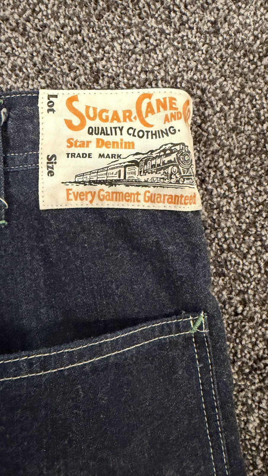 Sugar Cane Sugar Cane Painters Denim Size US 33 - 2 Thumbnail