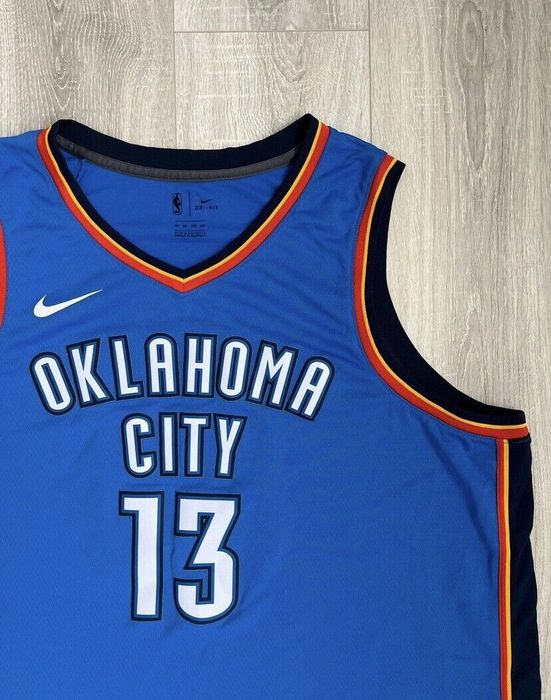 Paul George Oklahoma City Thunder #13 Jersey player shirt