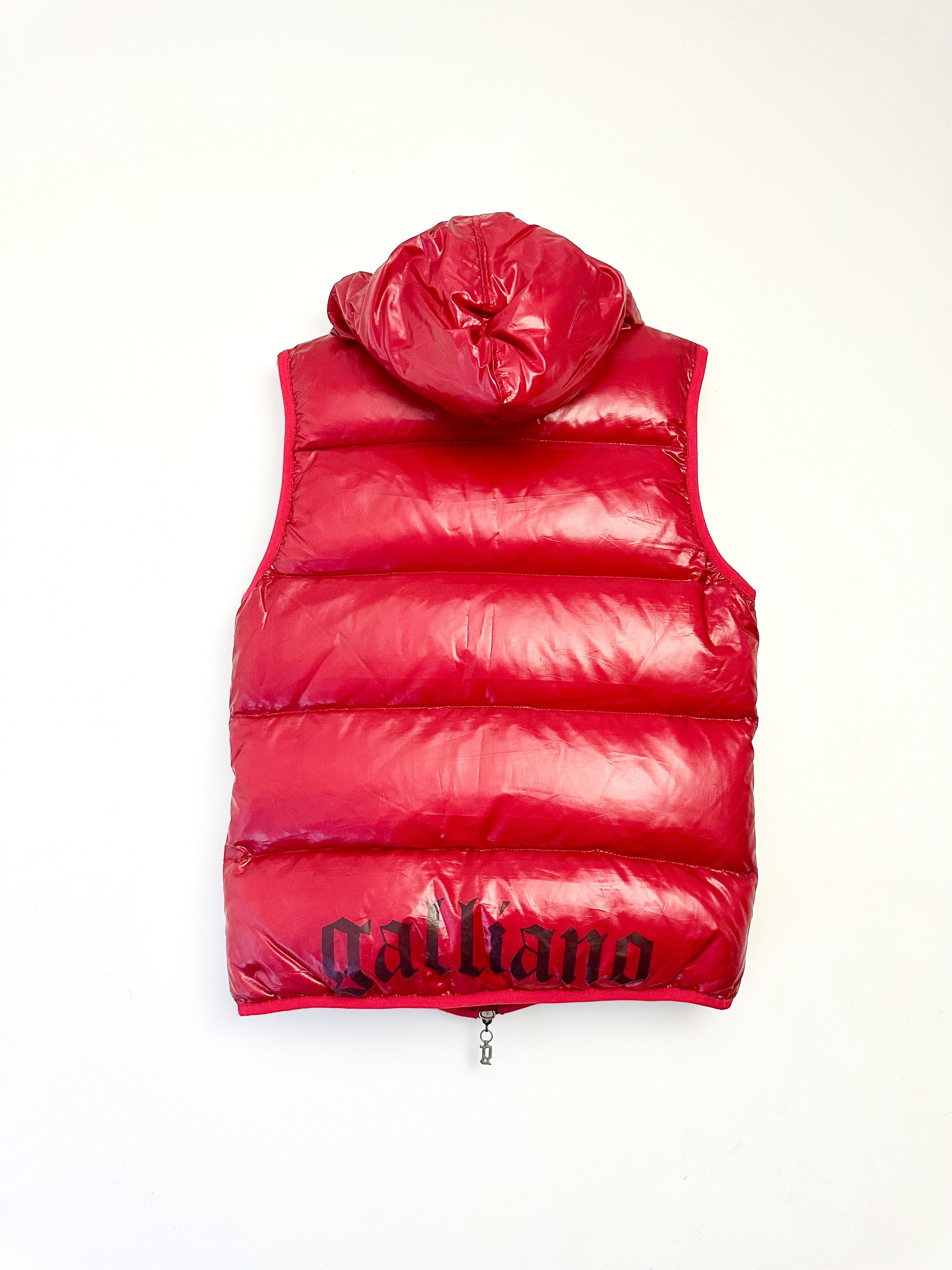 Jean Paul Gaultier Jean Paul Gaultier red Tyre mark down puffer vest jeacket Size US M / EU 48-50 / 2 - 2 Thumbnail