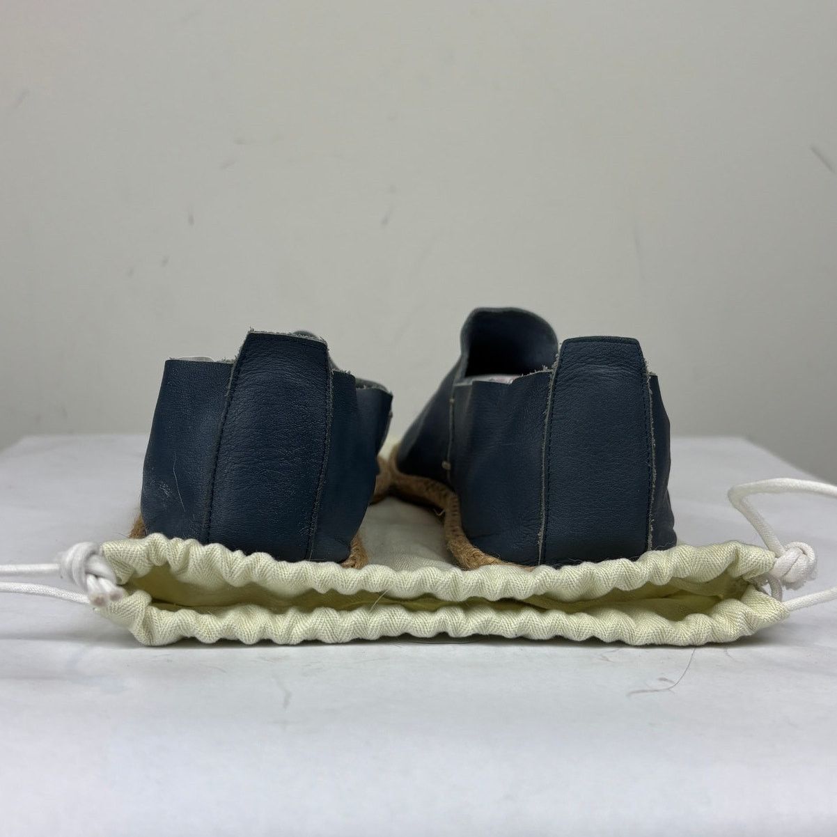 Loewe Loewe Leather Espadrille Flats Shoes Women's 10 Navy Size US 10 / IT 40 - 4 Thumbnail