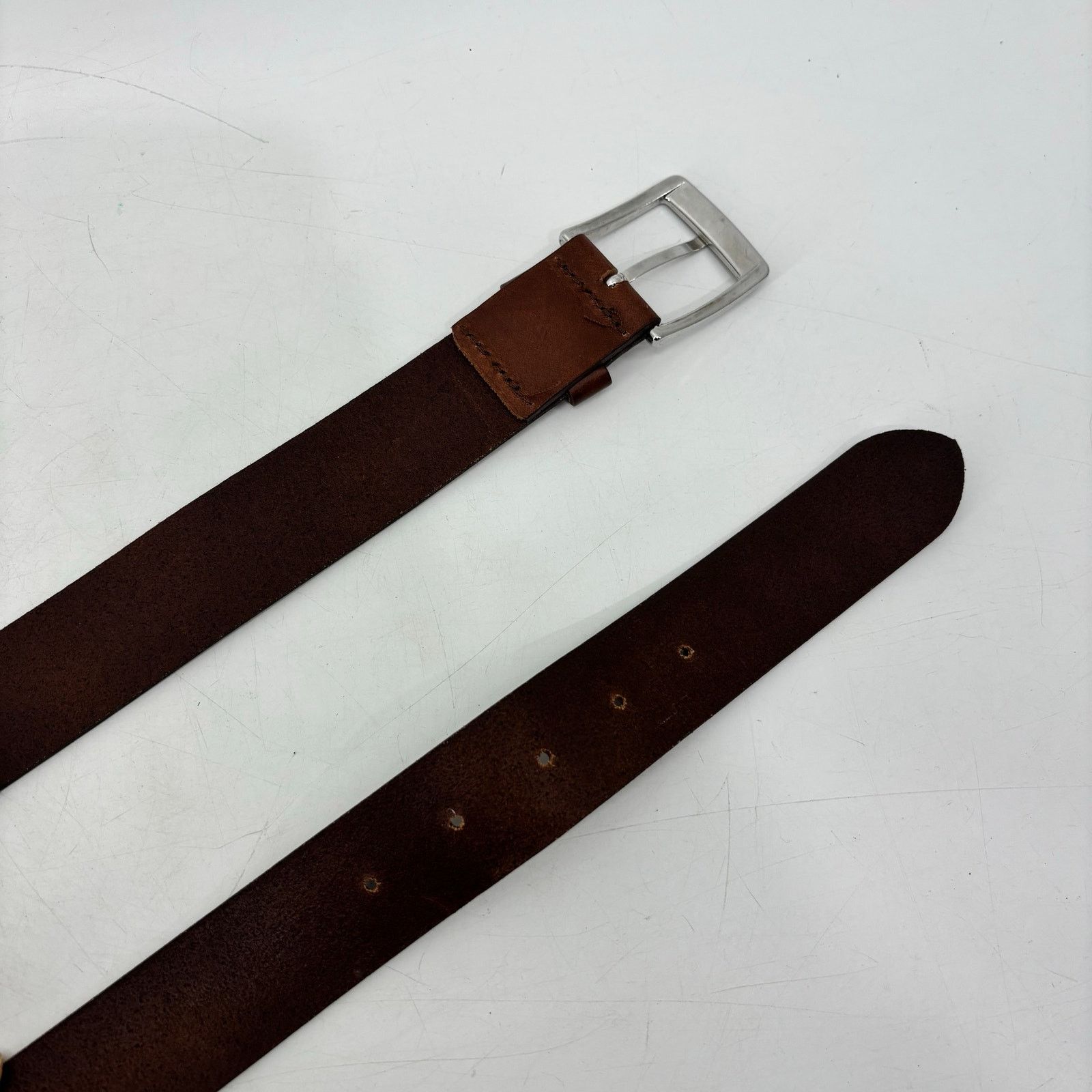 H&M H&M Brown Size Small Leather Belt Unisex Women Men Casual Size 32 - 9 Thumbnail