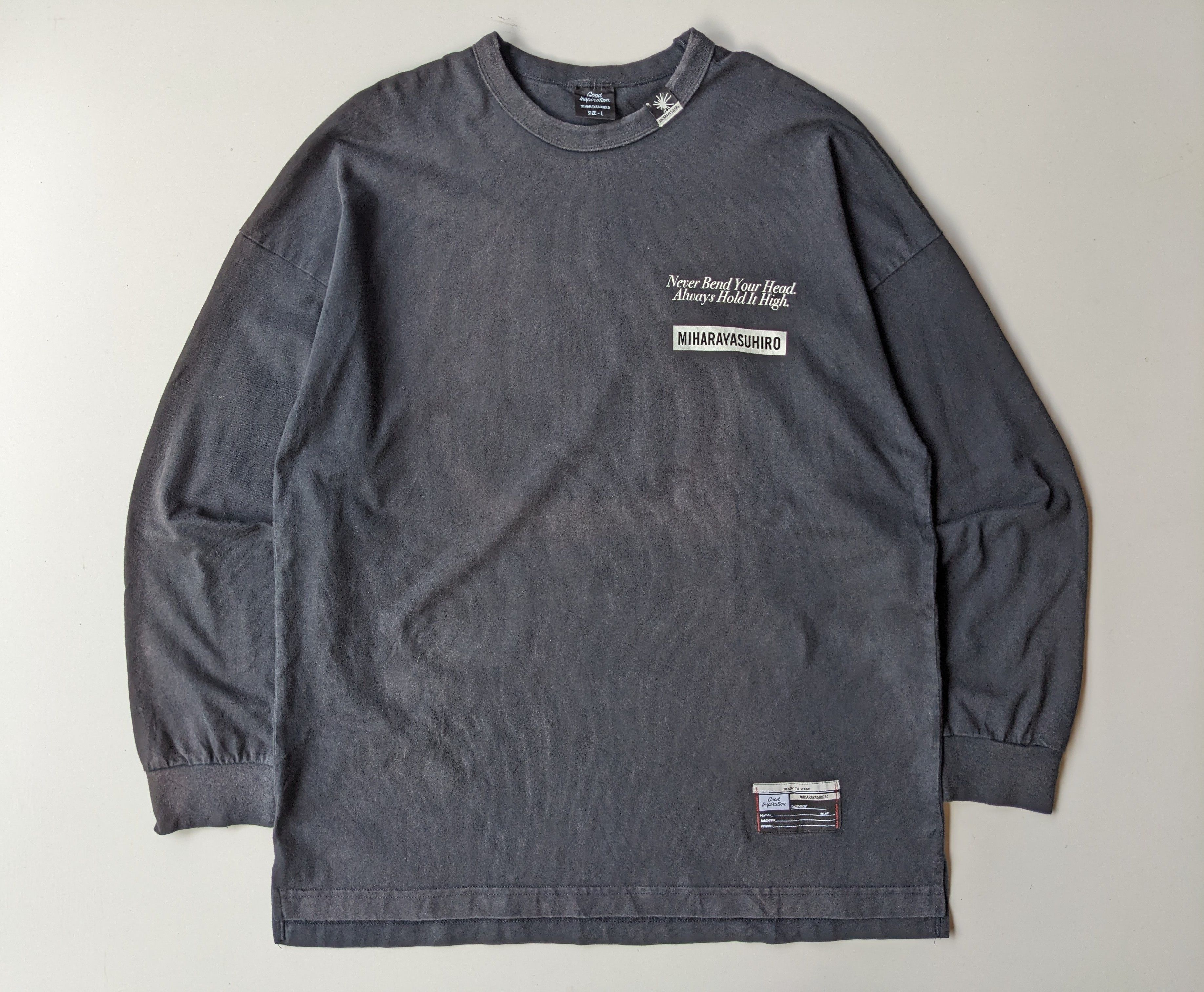 GU × Maison MIHARA YASUHIRO Gu X Miharayasuhiro Good Inspiration longsleeve Size US L / EU 52-54 / 3 - 2 Thumbnail