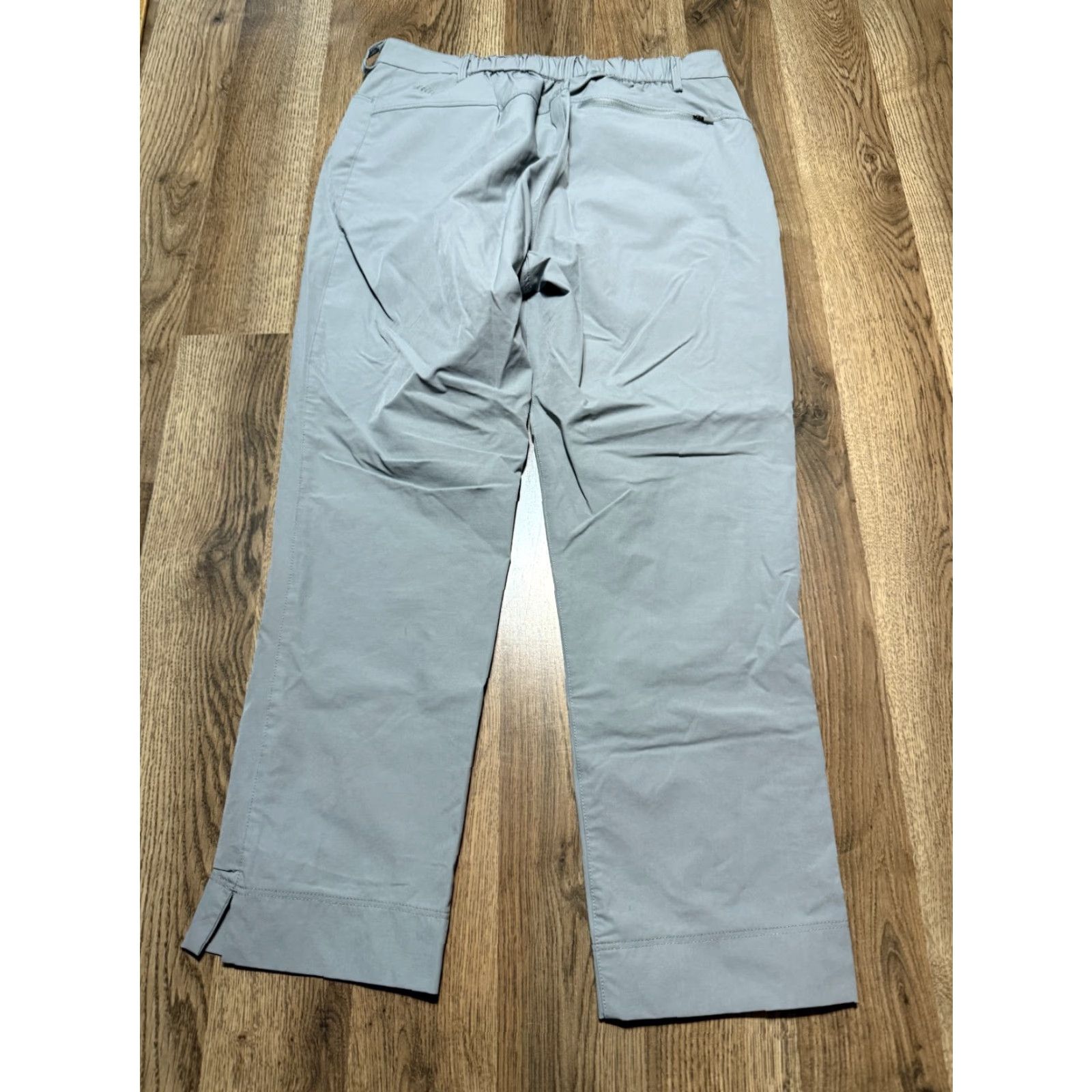 Vintage Willit Pants Women's Size M Gray Straight Leg Flat Front Pockets Dress Pants Mens? Size 32" / US 10 / IT 46 - 2 Thumbnail