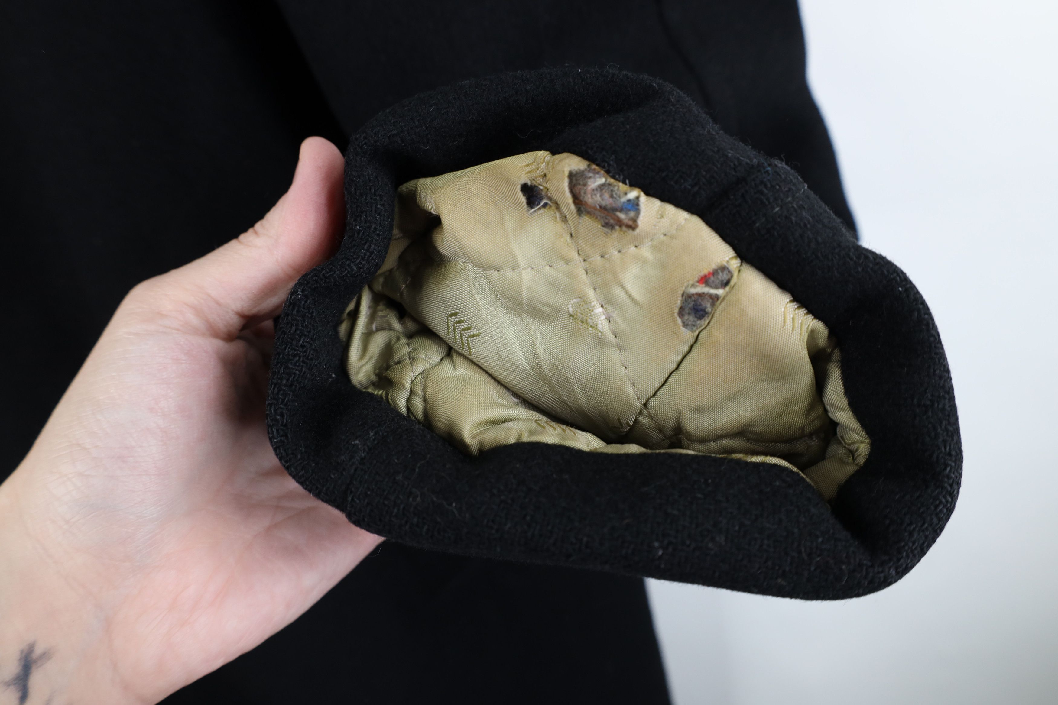 Vintage Vintage 50s Union Wool Button Down Collared Jacket Black USA Size US XL / EU 56 / 4 - 8 Thumbnail