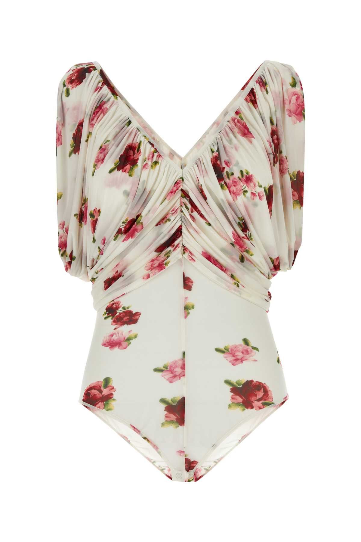 Magda Butrym Printed Jersey Bodysuit Size M / US 6-8 / IT 42-44 - 1 Thumbnail