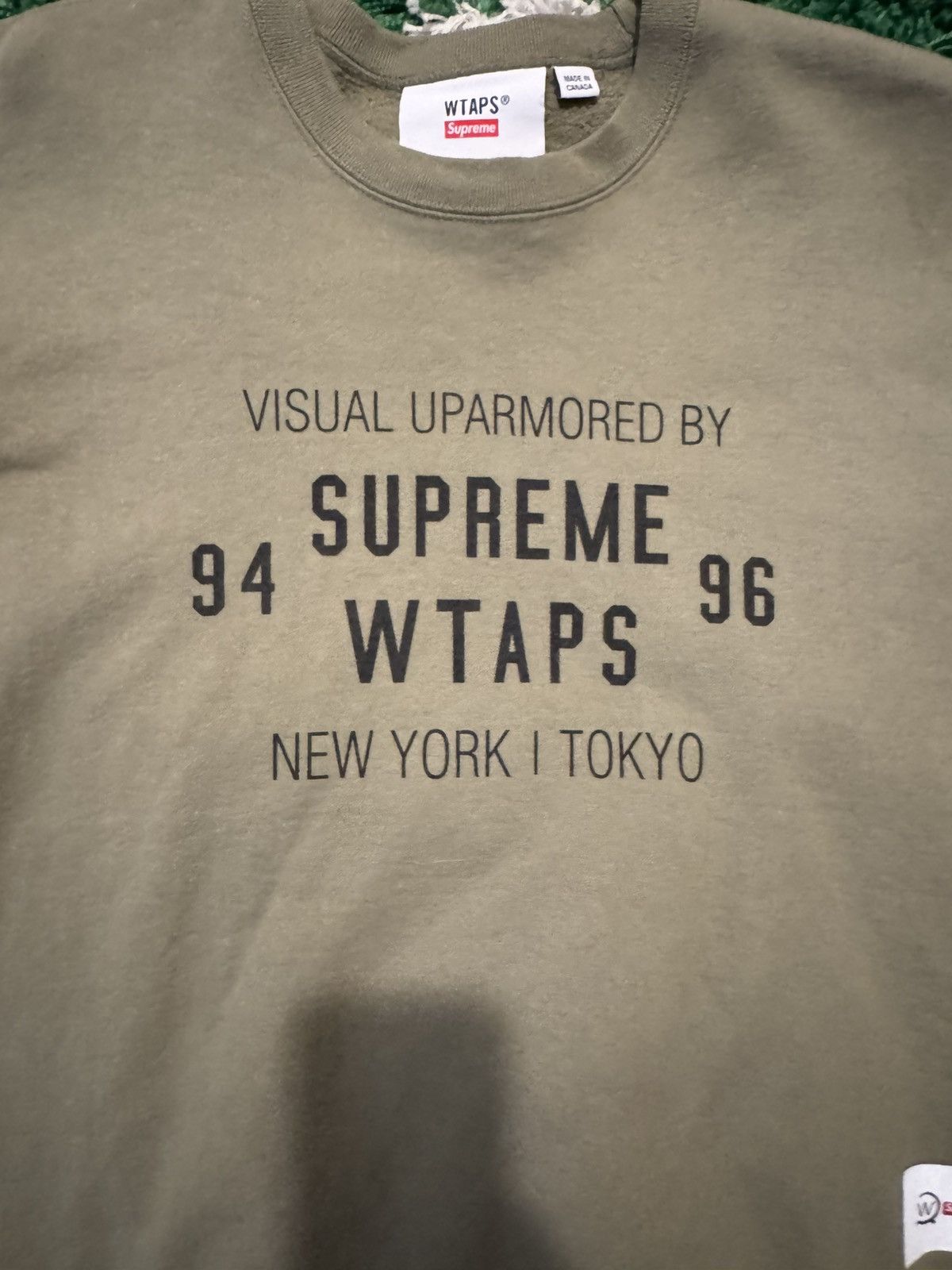 Supreme × Wtaps Supreme WTAPS Crewneck Size US M / EU 48-50 / 2 - 2 Thumbnail